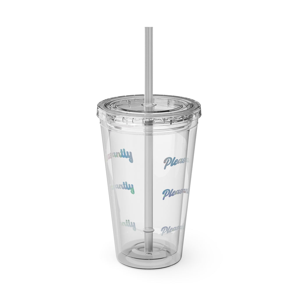 Pleasantly Pisces Zodiac Sunsplash Tumbler 16oz