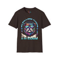 "My Bulldog Thinks I'm Cool"  Vintage Neon T-Shirt