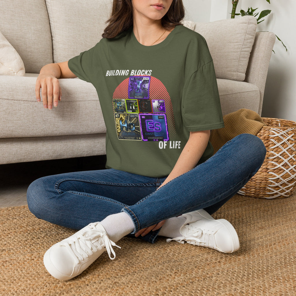 Building Blocks of Life T-Shirt — Science Element Periodic Table Graphic Tee