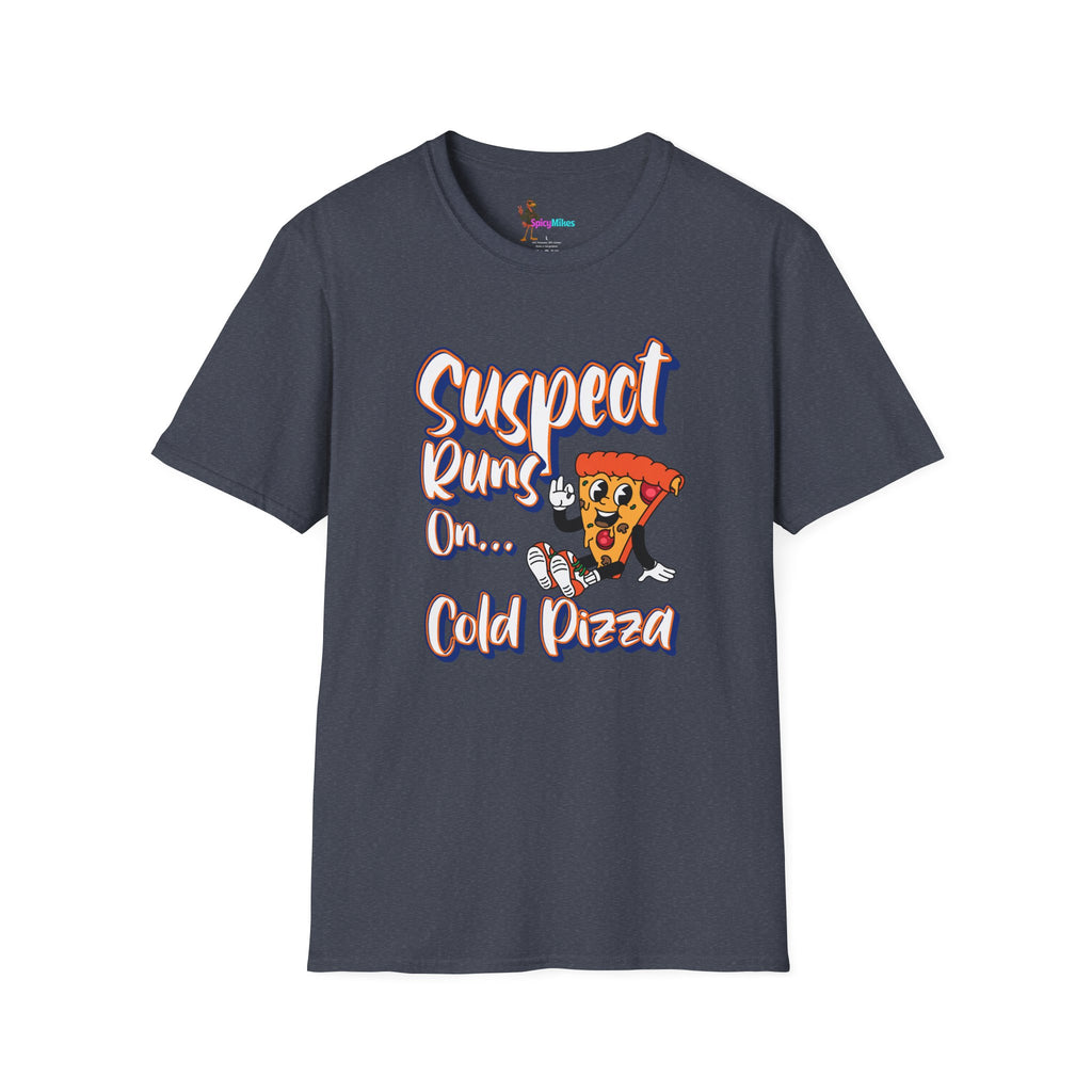 Suspect Runs On...Cold Pizza Graphic Tee