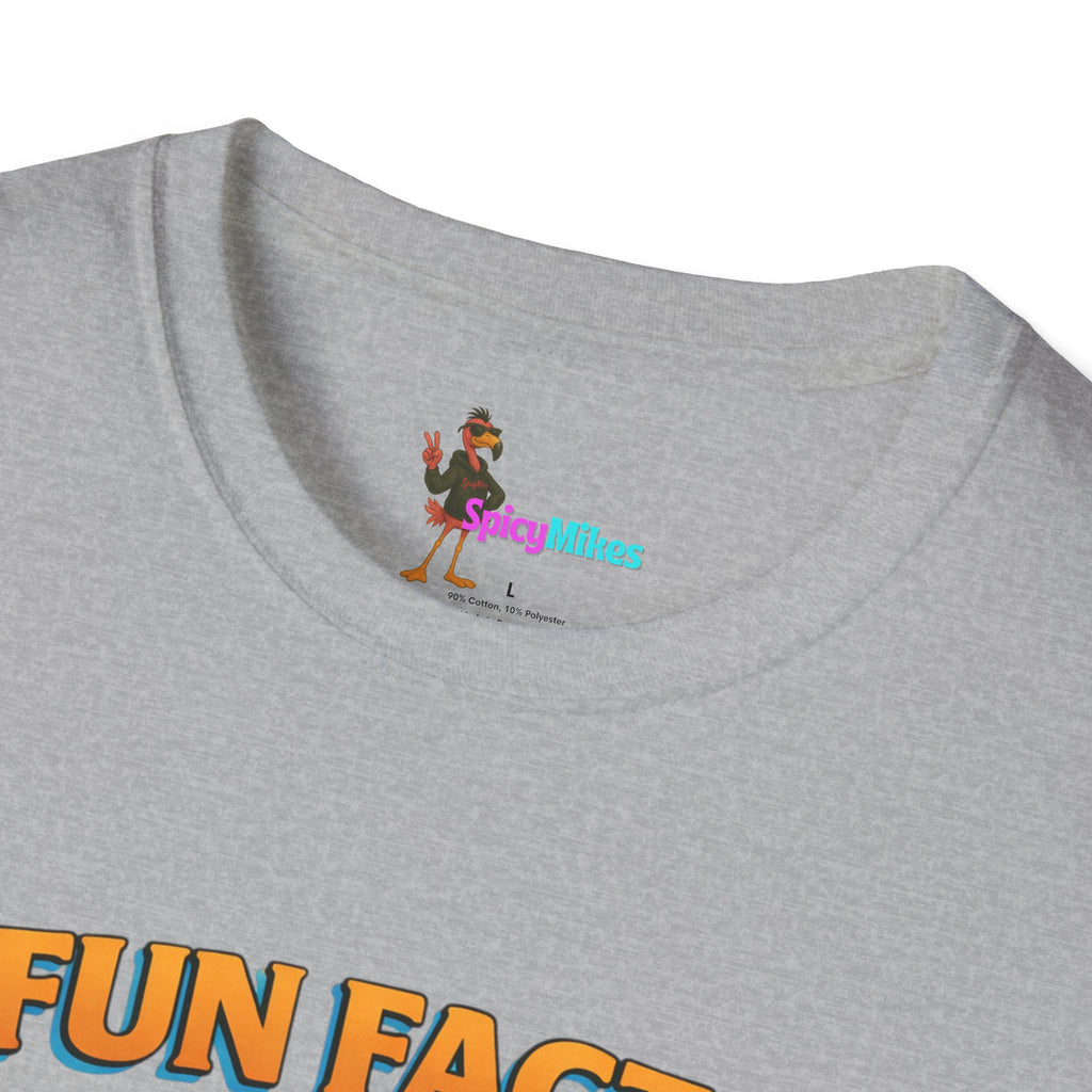 Fun Fact I Don't Care Cat T-Shirt Graphic Tee