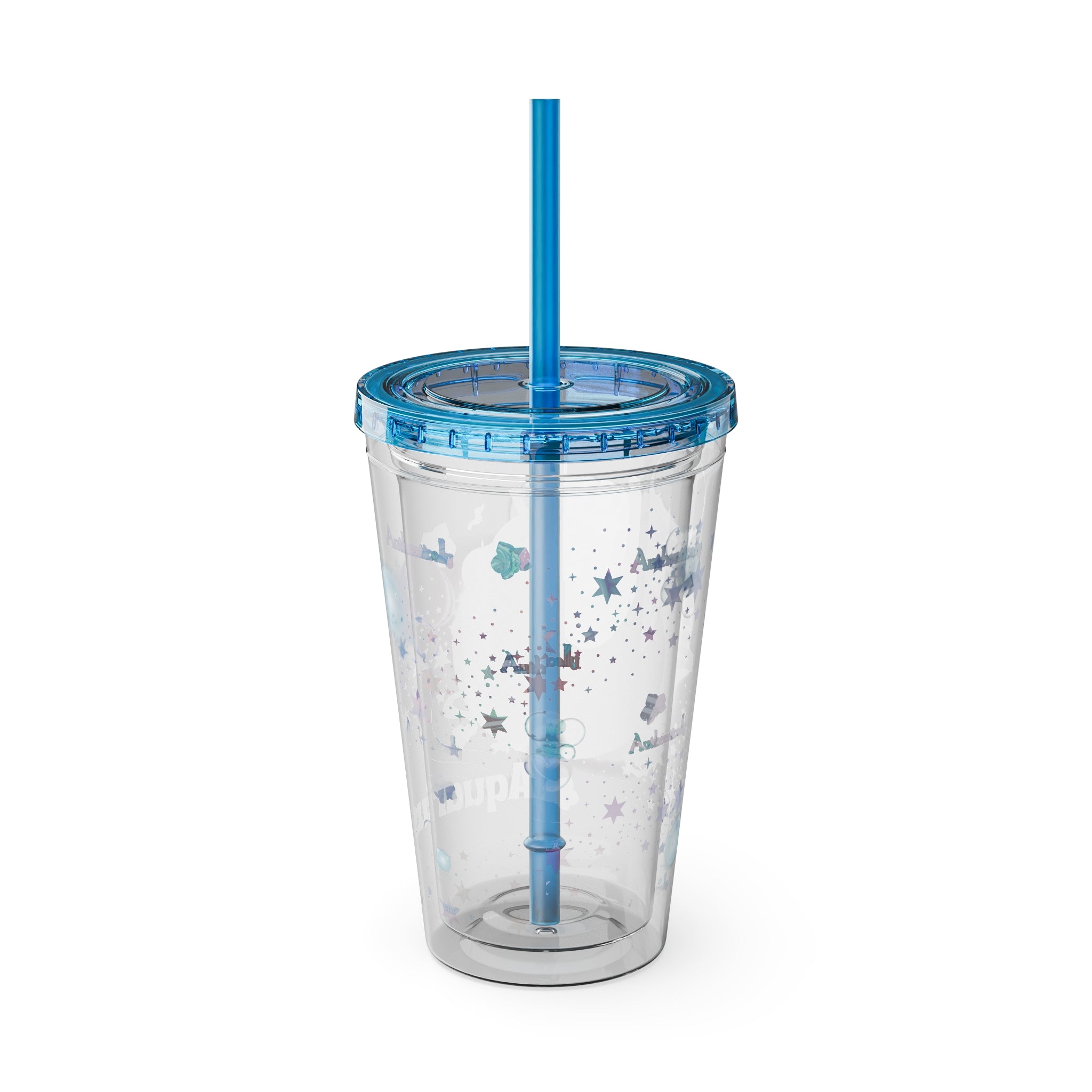 Authentically Aquarius Zodiac Sunsplash Tumbler 16oz