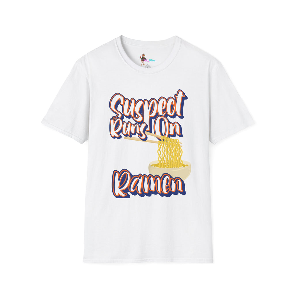 Suspect Runs On.... Ramen Graphic Tee