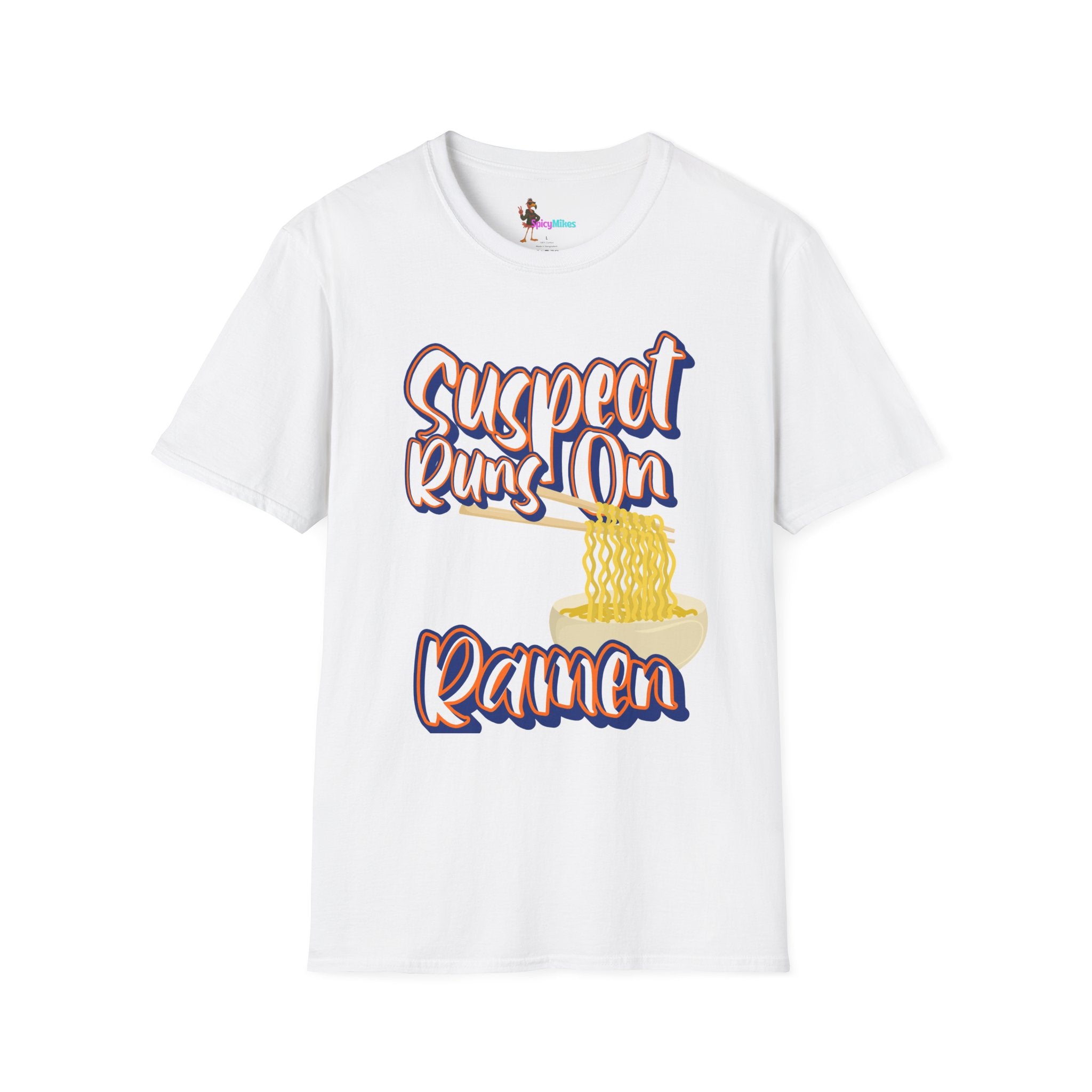Suspect Runs On.... Ramen Graphic Tee