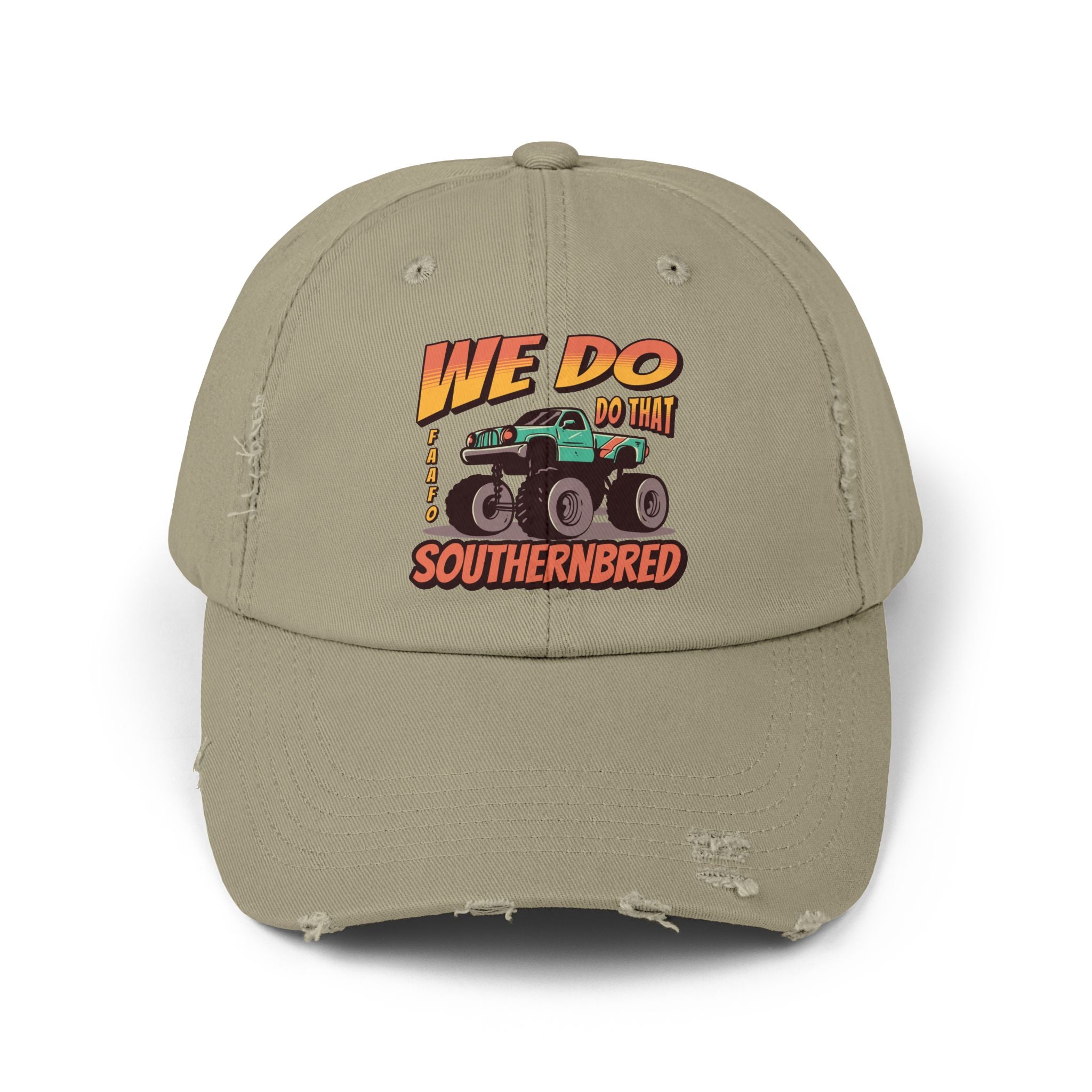 Southern Bred Distressed Cap We Do Do That Monster Trucks