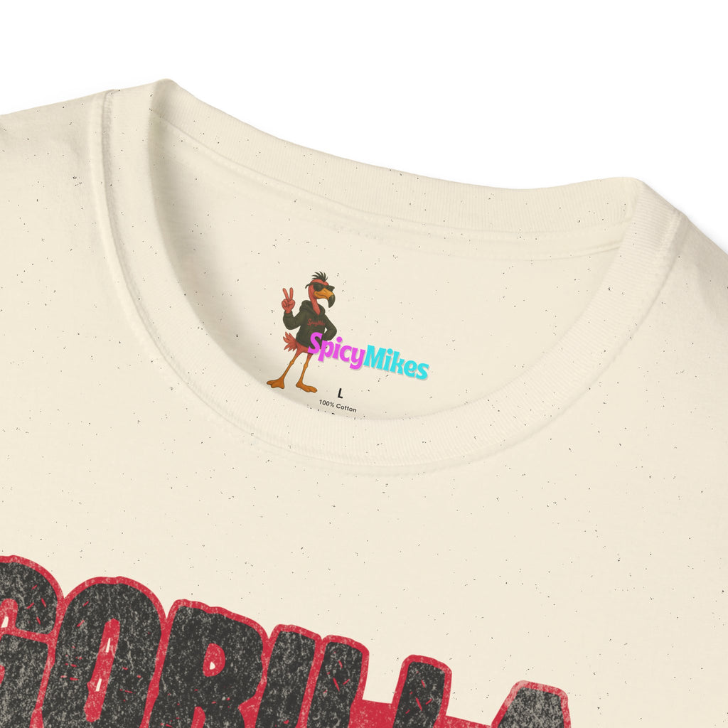 Gorilla Boss Style T-Shirt — Retro Ape with Sunglasses & Cigar Graphic