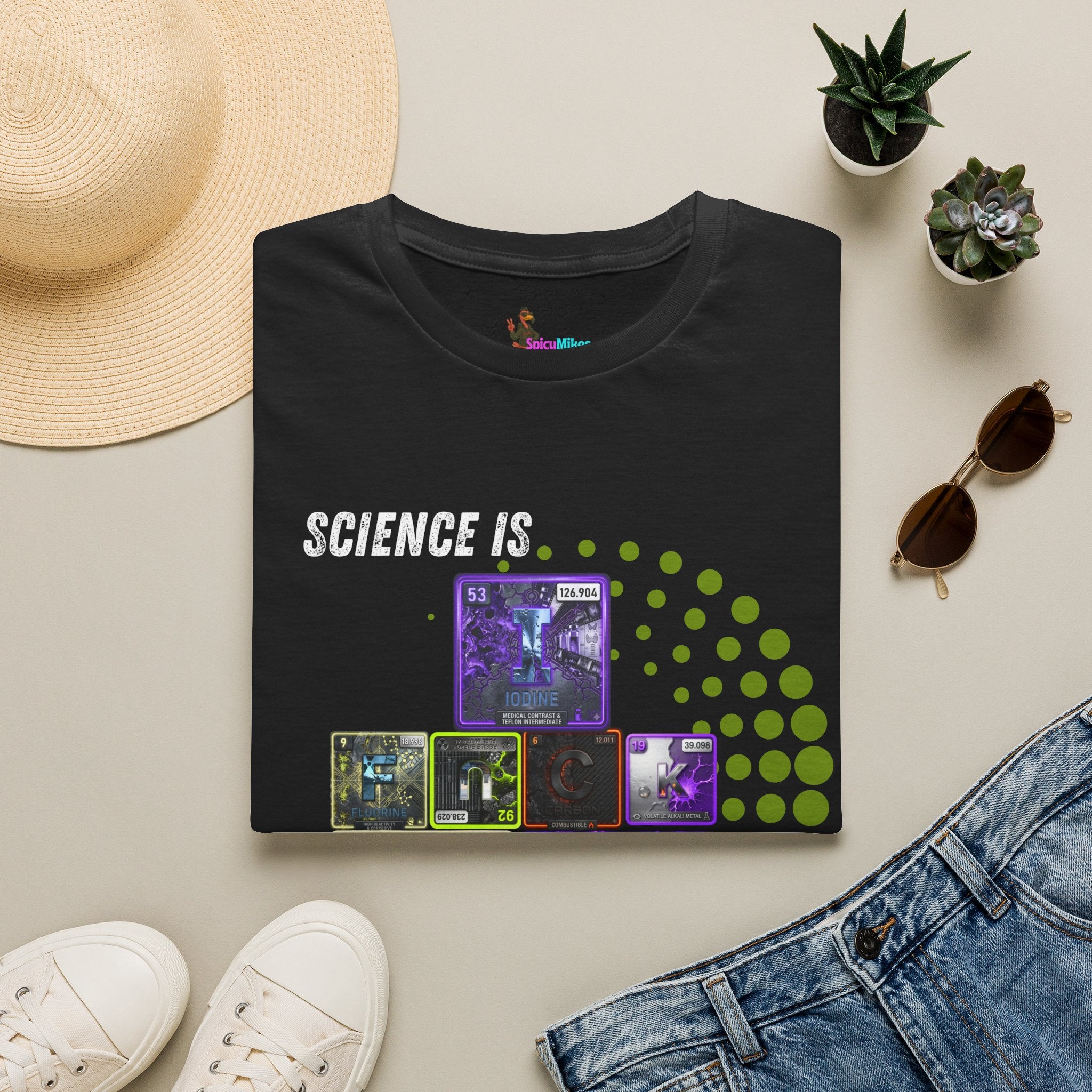 Science Is Fun T-Shirt — Playful Periodic Table Graphic Tee for STEM Lovers