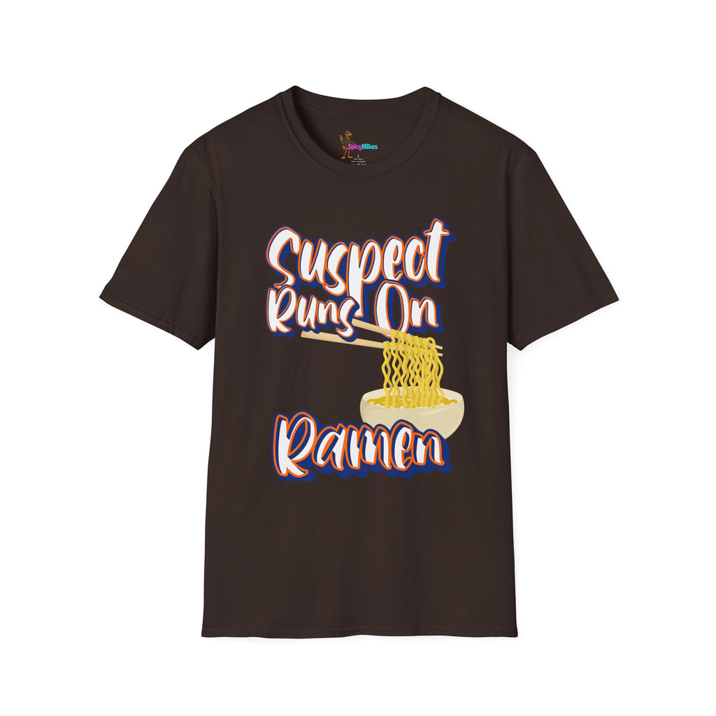 Suspect Runs On.... Ramen Graphic Tee
