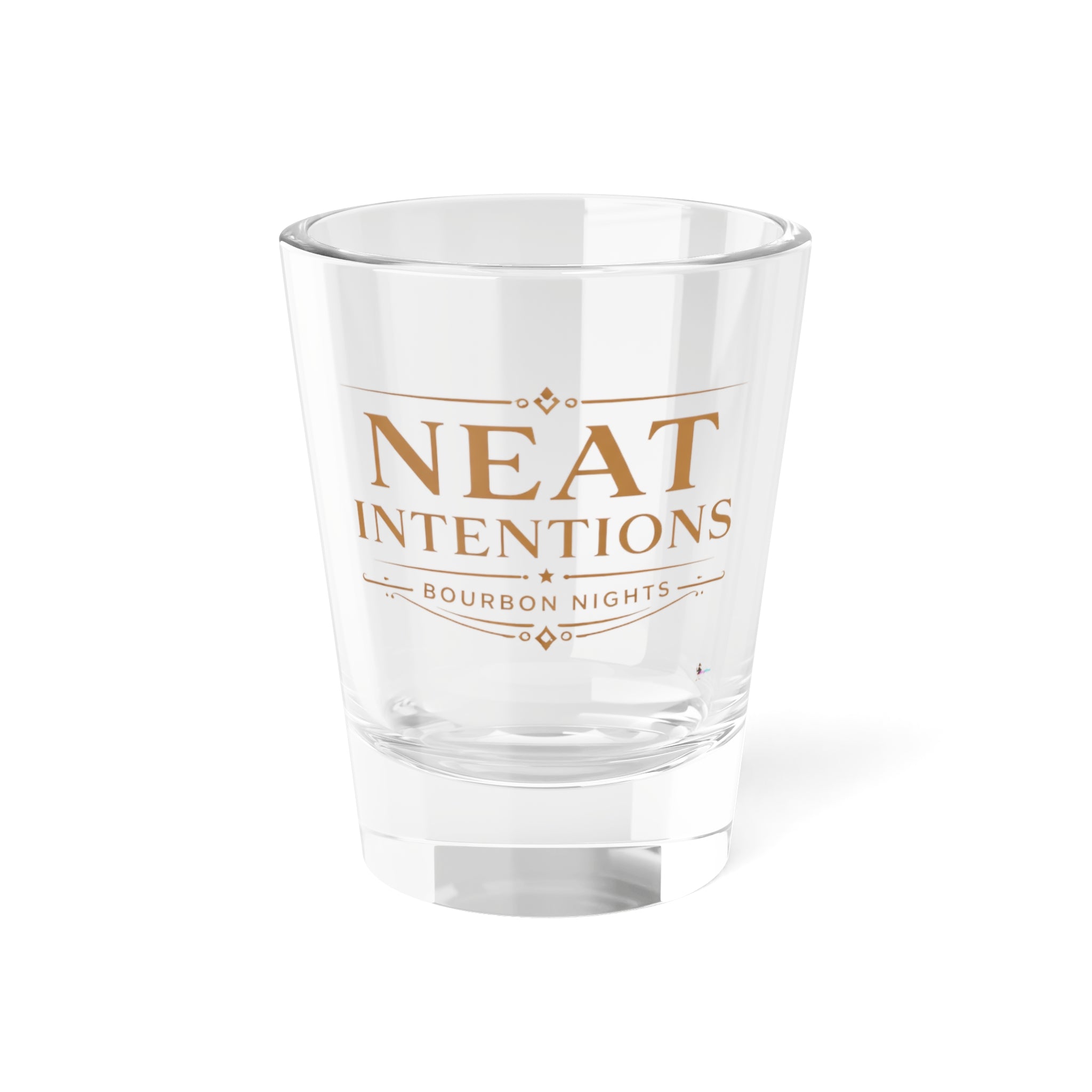 Neat Intentions Bourbon Nights Shot Glass — 1.5 oz