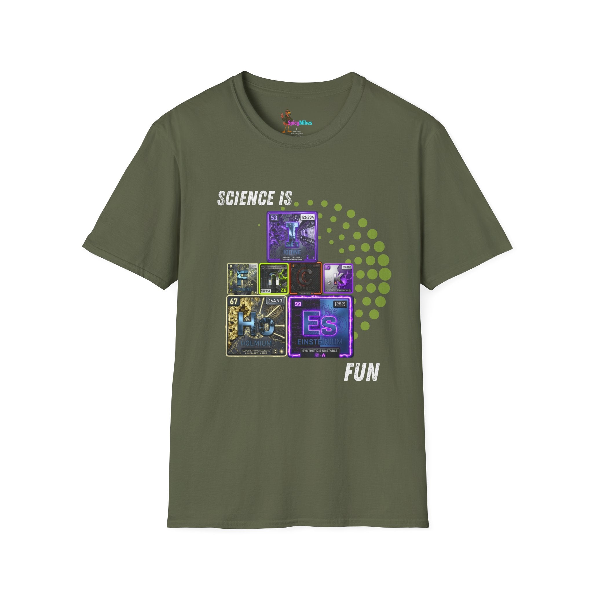 Science Is Fun T-Shirt — Playful Periodic Table Graphic Tee for STEM Lovers