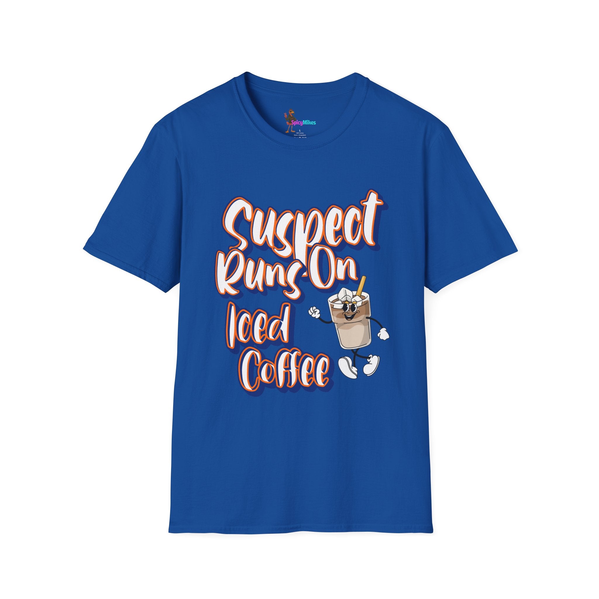 Suspect Runs On... Iced Coffee Graphic T-shirt