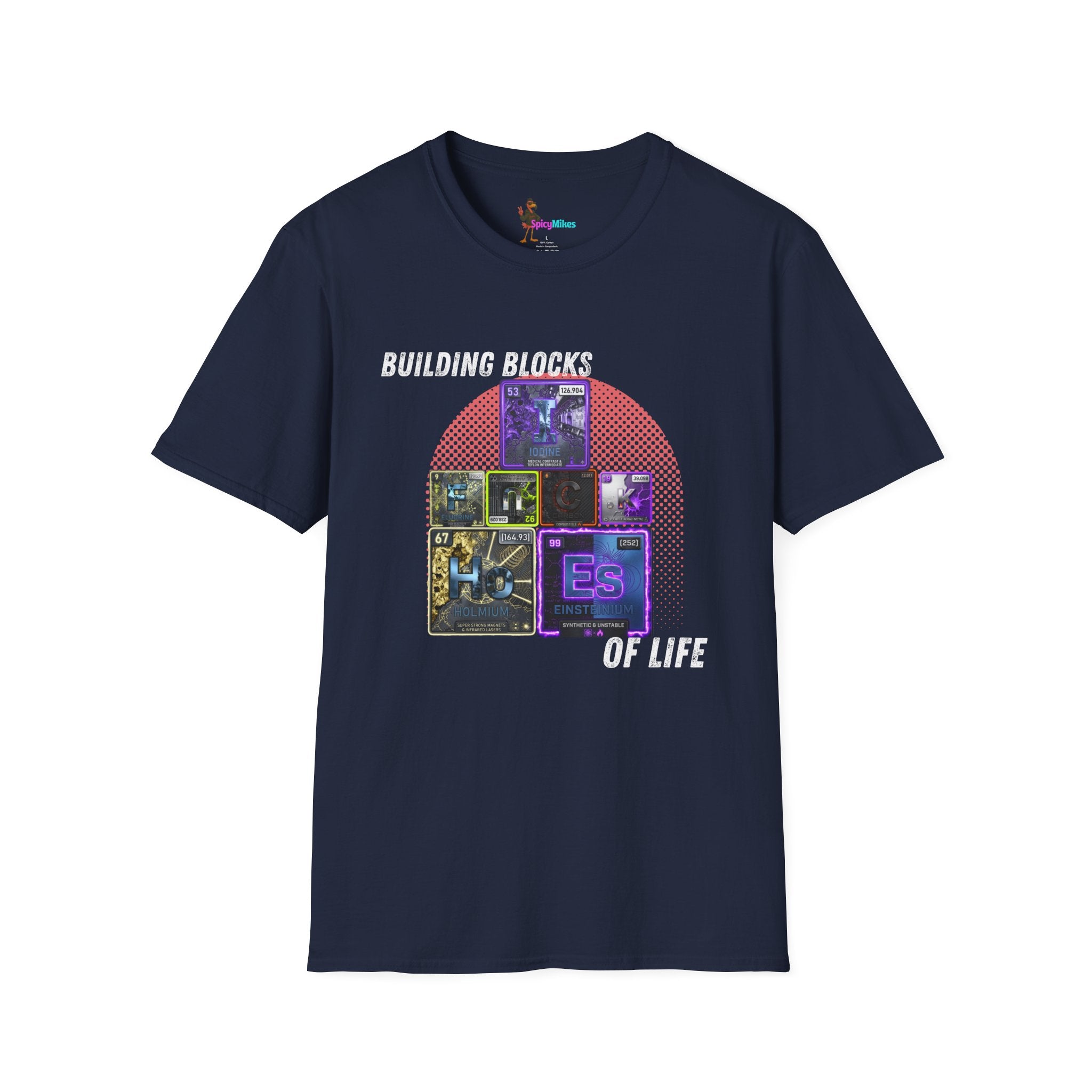 Building Blocks of Life T-Shirt — Science Element Periodic Table Graphic Tee