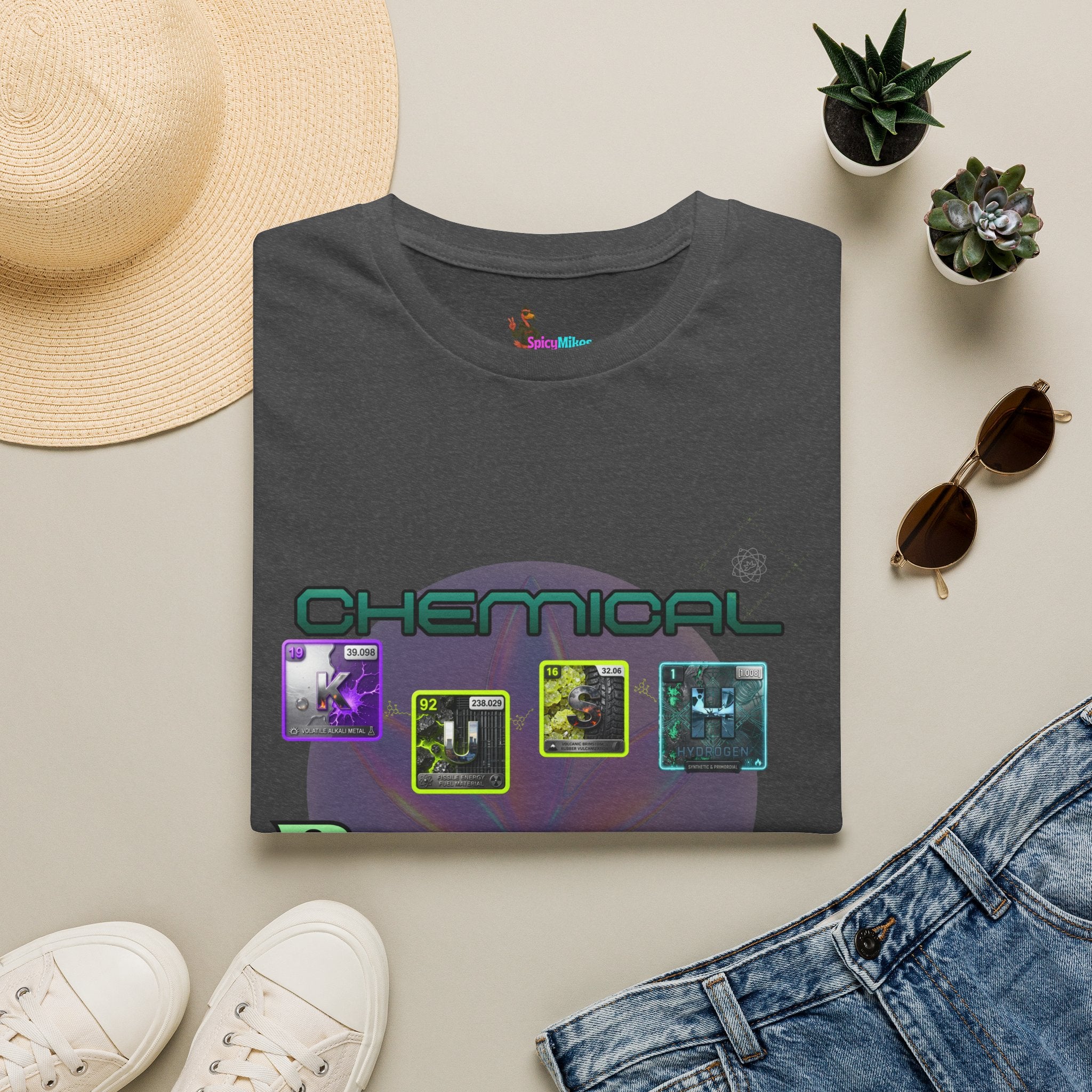 "Chemical Romance" weed 420 Retro Vaporwave Band Tee