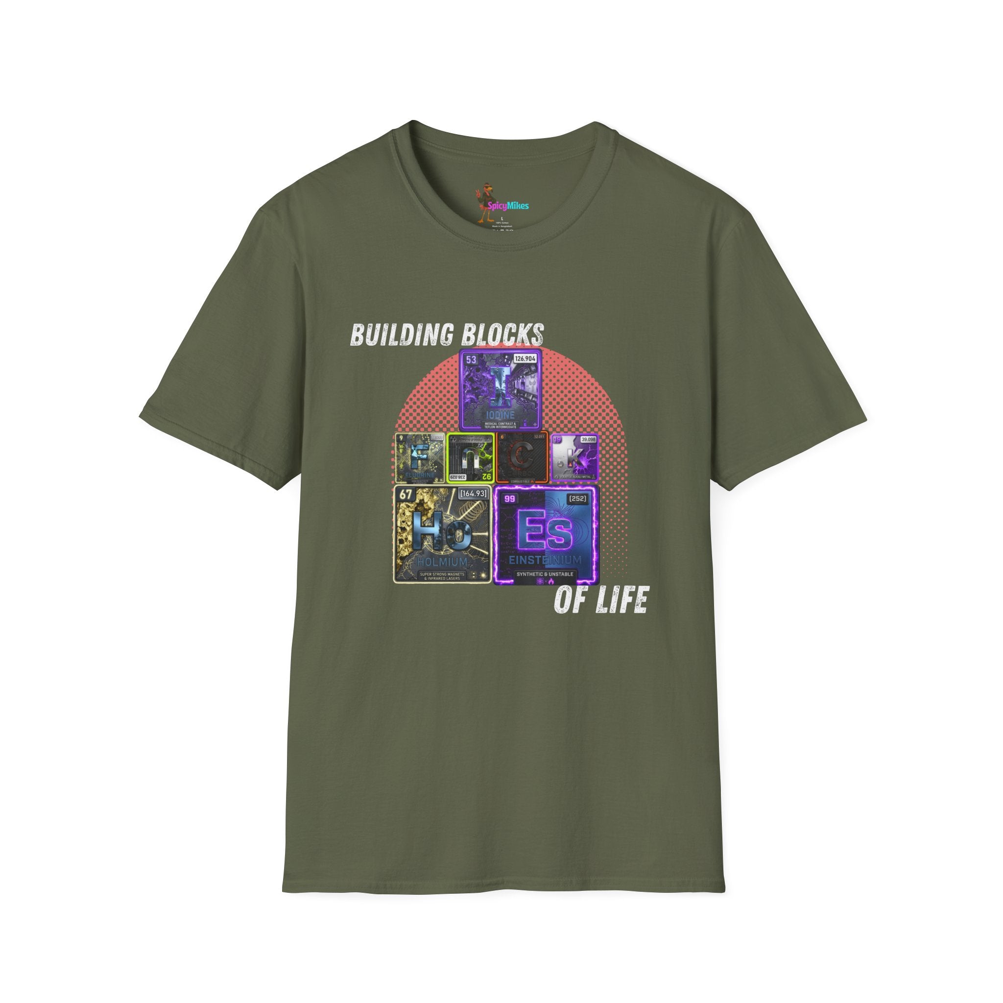 Building Blocks of Life T-Shirt — Science Element Periodic Table Graphic Tee