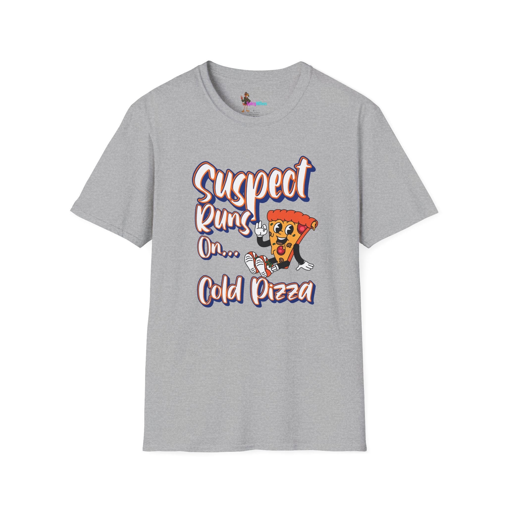 Suspect Runs On...Cold Pizza Graphic Tee