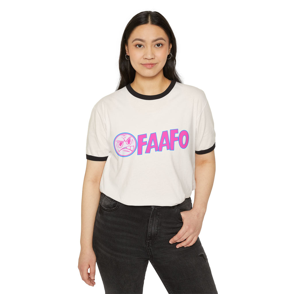 FAAF0 I wish you would Ringer T‑Shirt