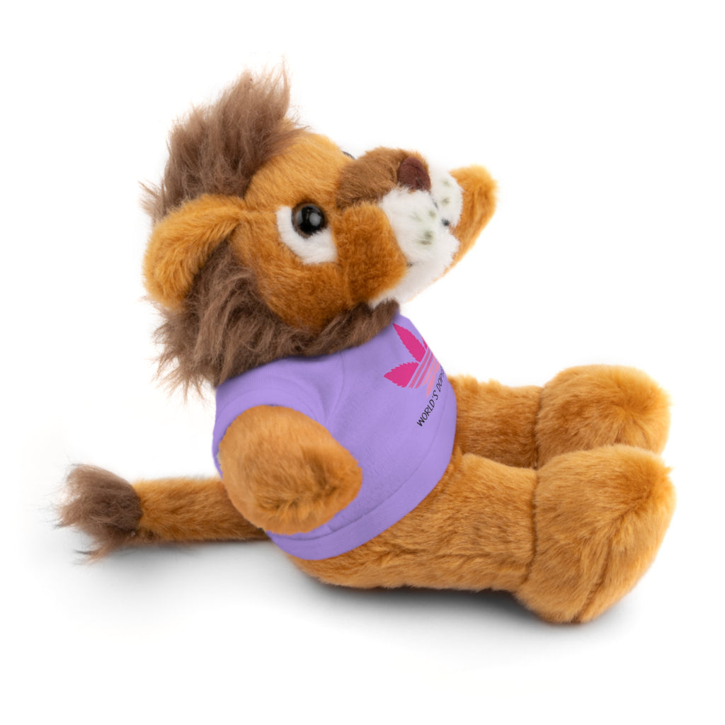Teddy Bear – "World's Dopest Mom" Adult Plush with Tee for 420 moms