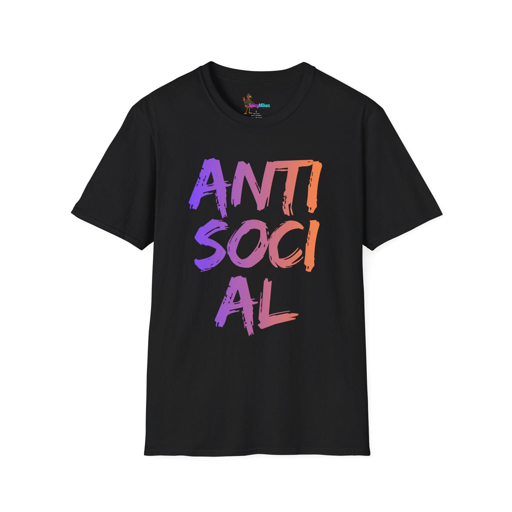 Antisocial Brushstroke Graphic Tee