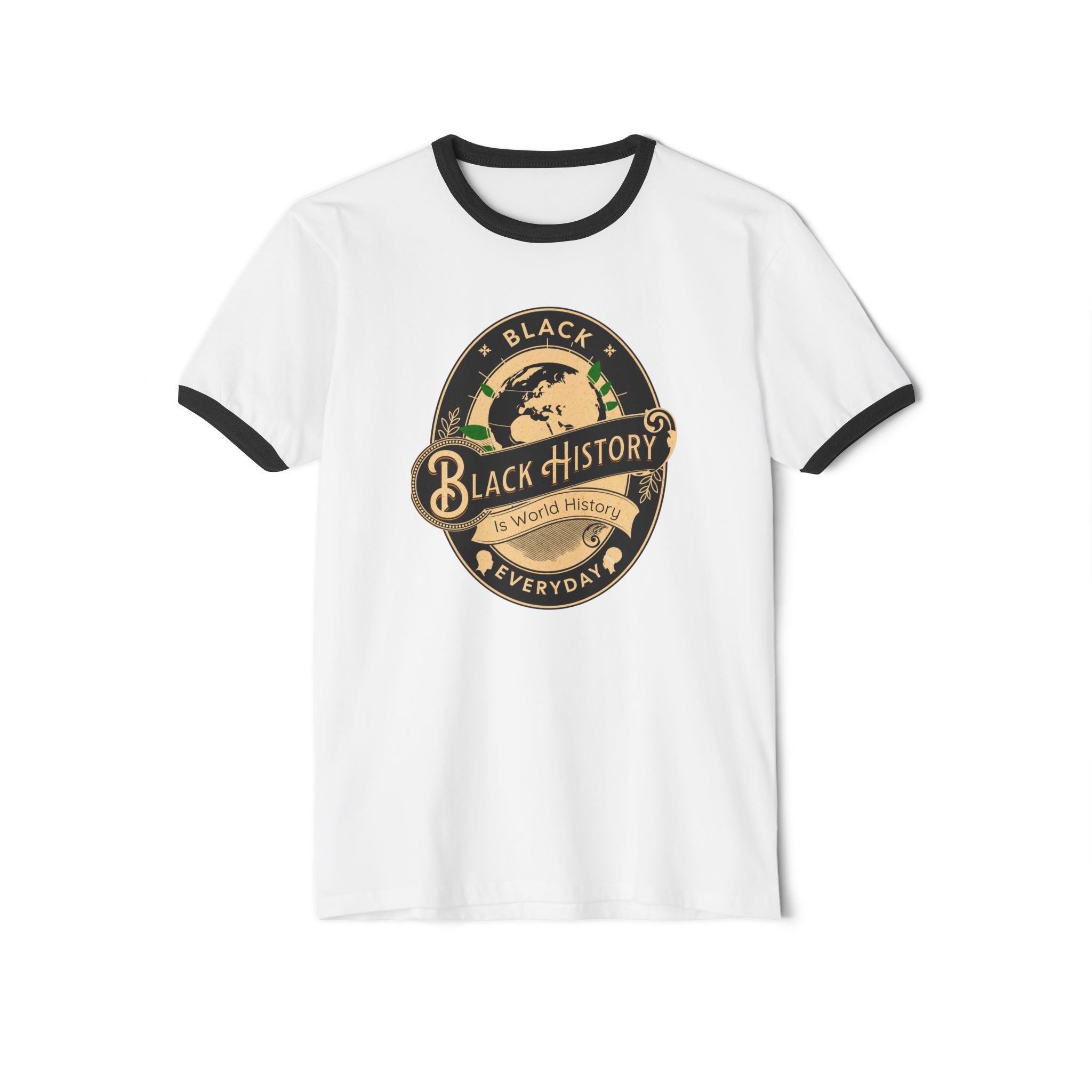 Black History is World History Everyday Ringer T-Shirt