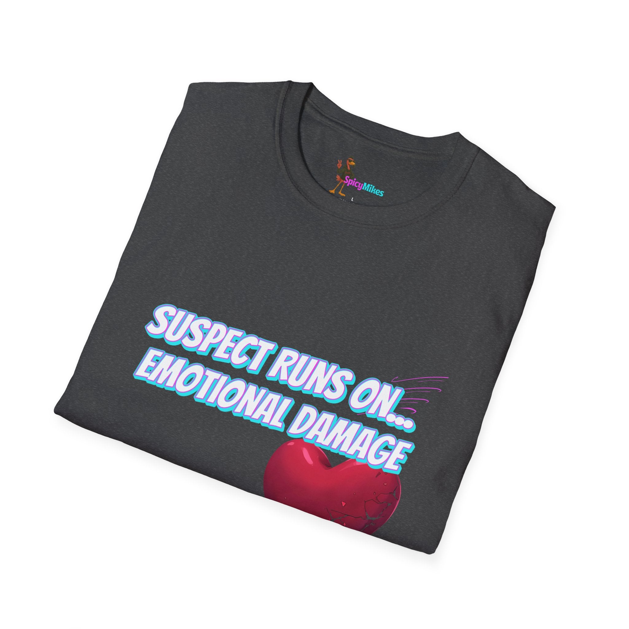 Suspect Runs On...Emotinal Damage Graphic Tee