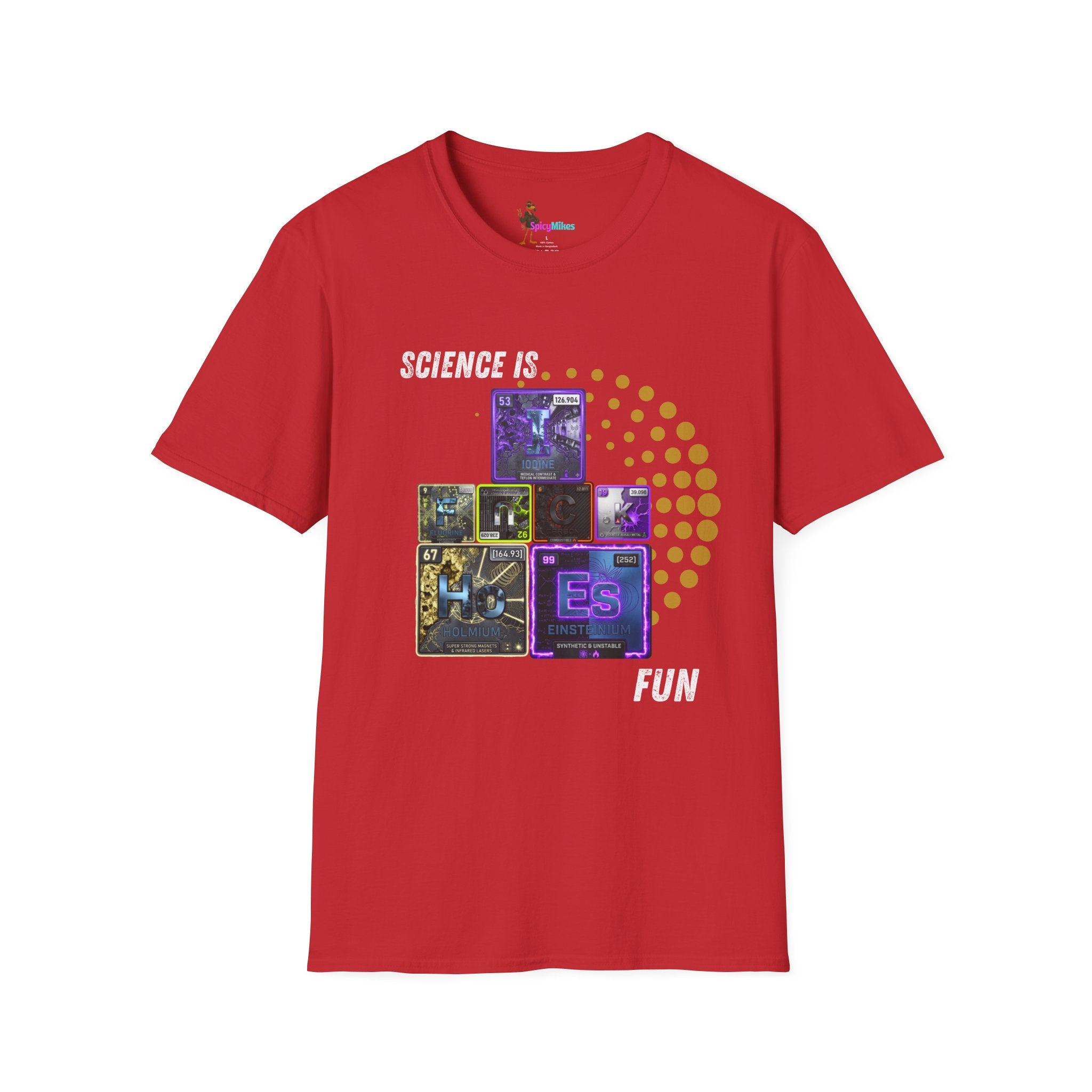 Science Is Fun T-Shirt — Playful Periodic Table Graphic Tee for STEM Lovers