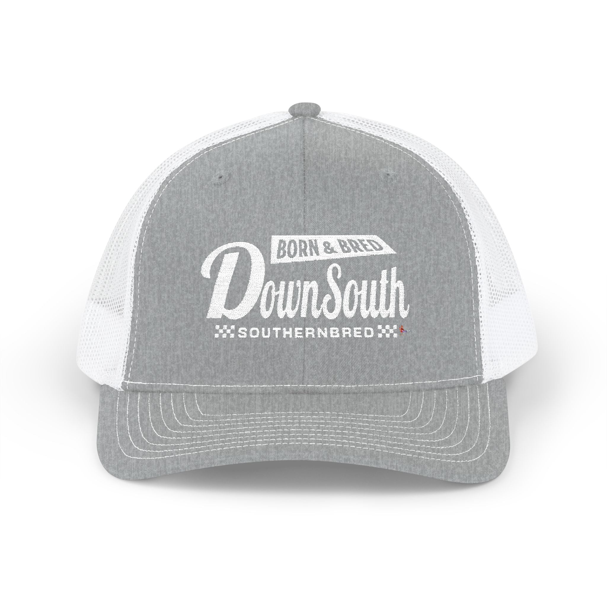 Born & Bred Down South SouthernBred Embroidered Trucker Cap
