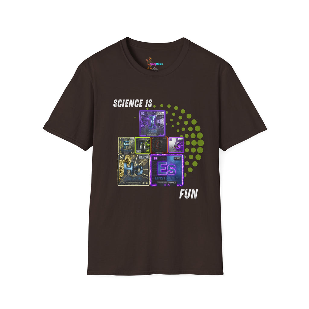 Science Is Fun T-Shirt — Playful Periodic Table Graphic Tee for STEM Lovers