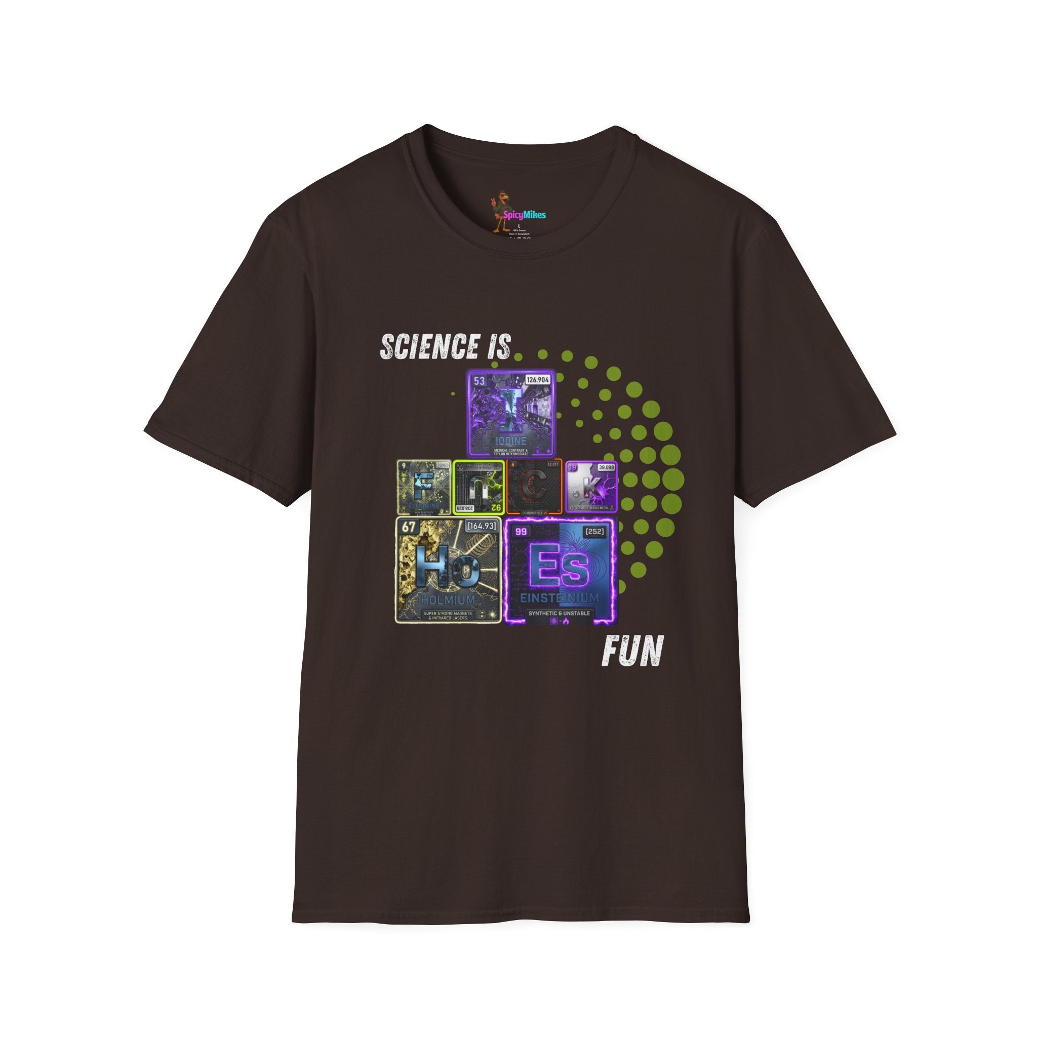 Science Is Fun T-Shirt — Playful Periodic Table Graphic Tee for STEM Lovers