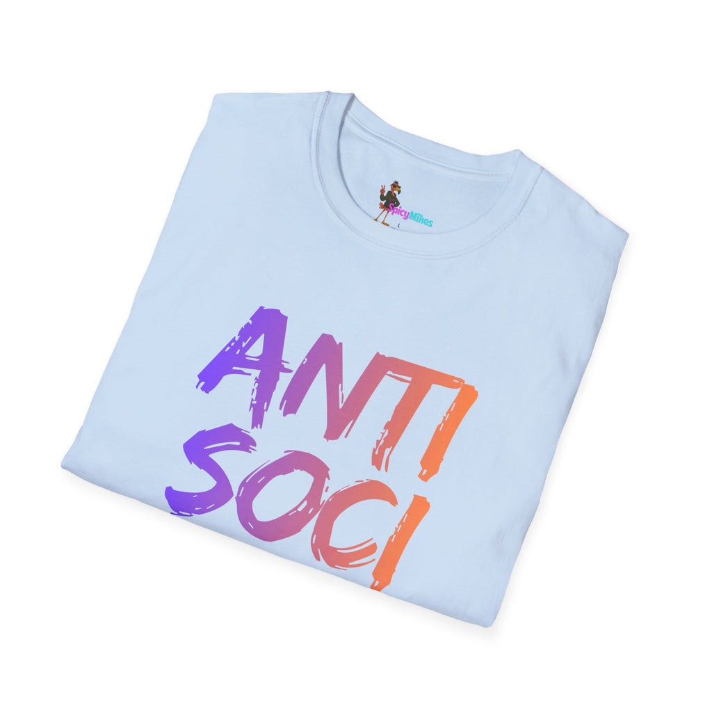 Antisocial Brushstroke Graphic Tee