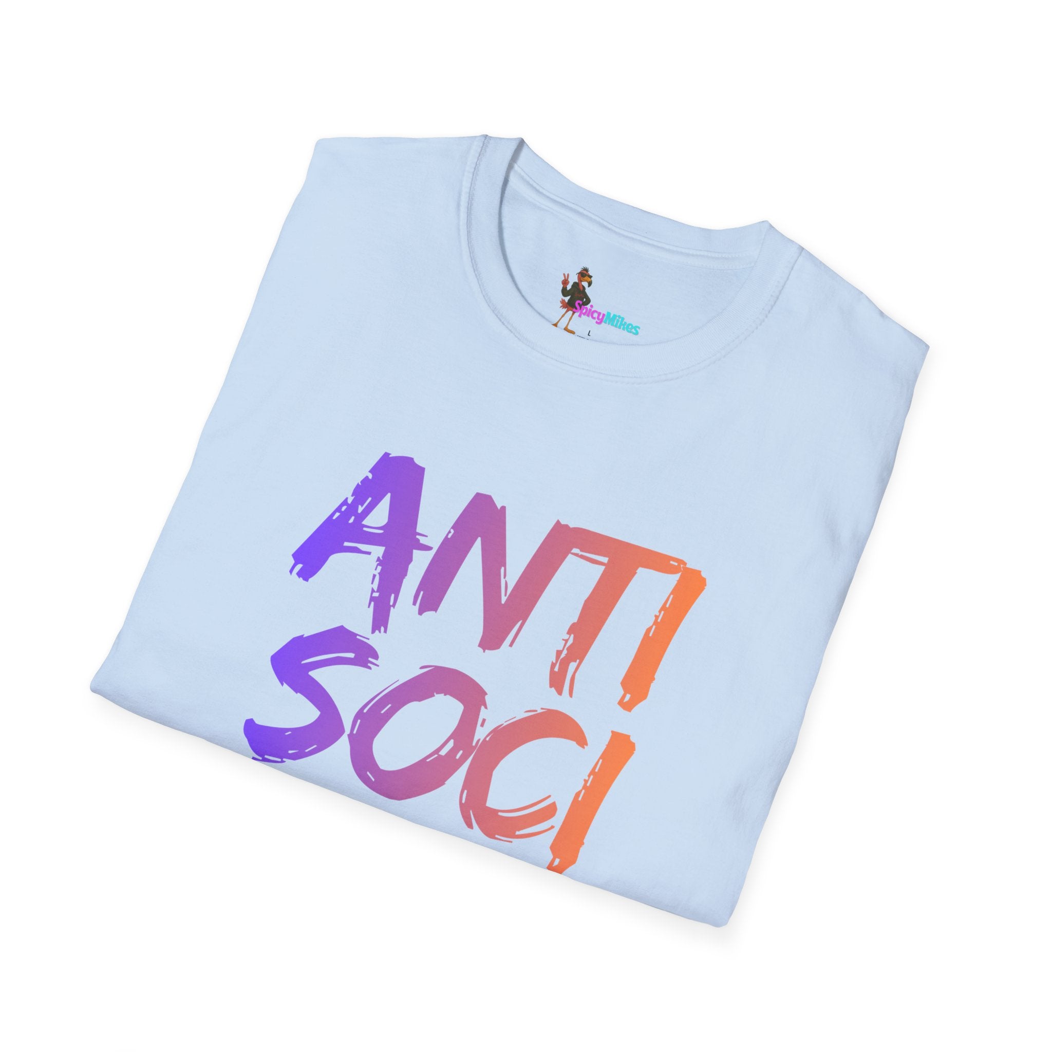 Antisocial Brushstroke Graphic Tee