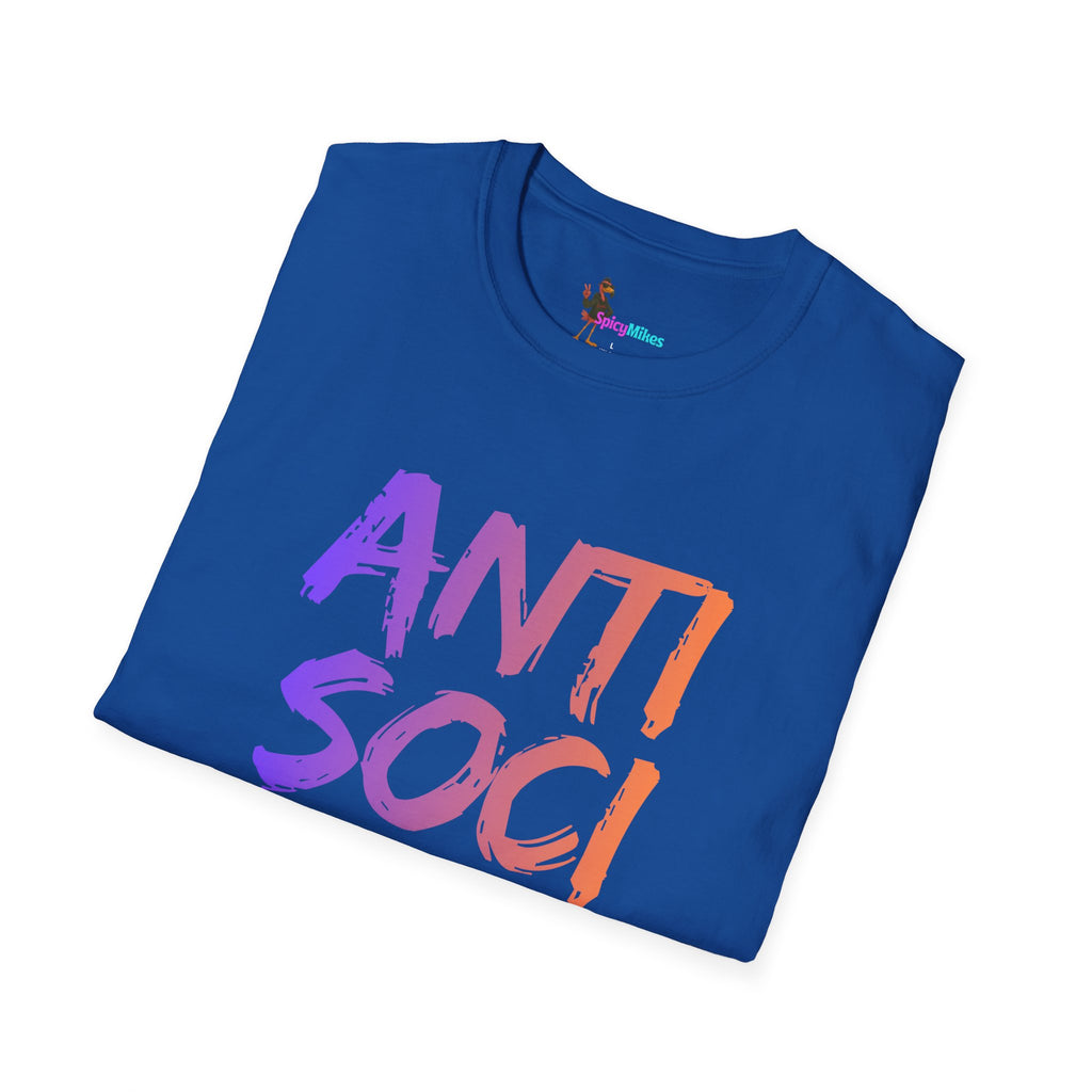 Antisocial Brushstroke Graphic Tee