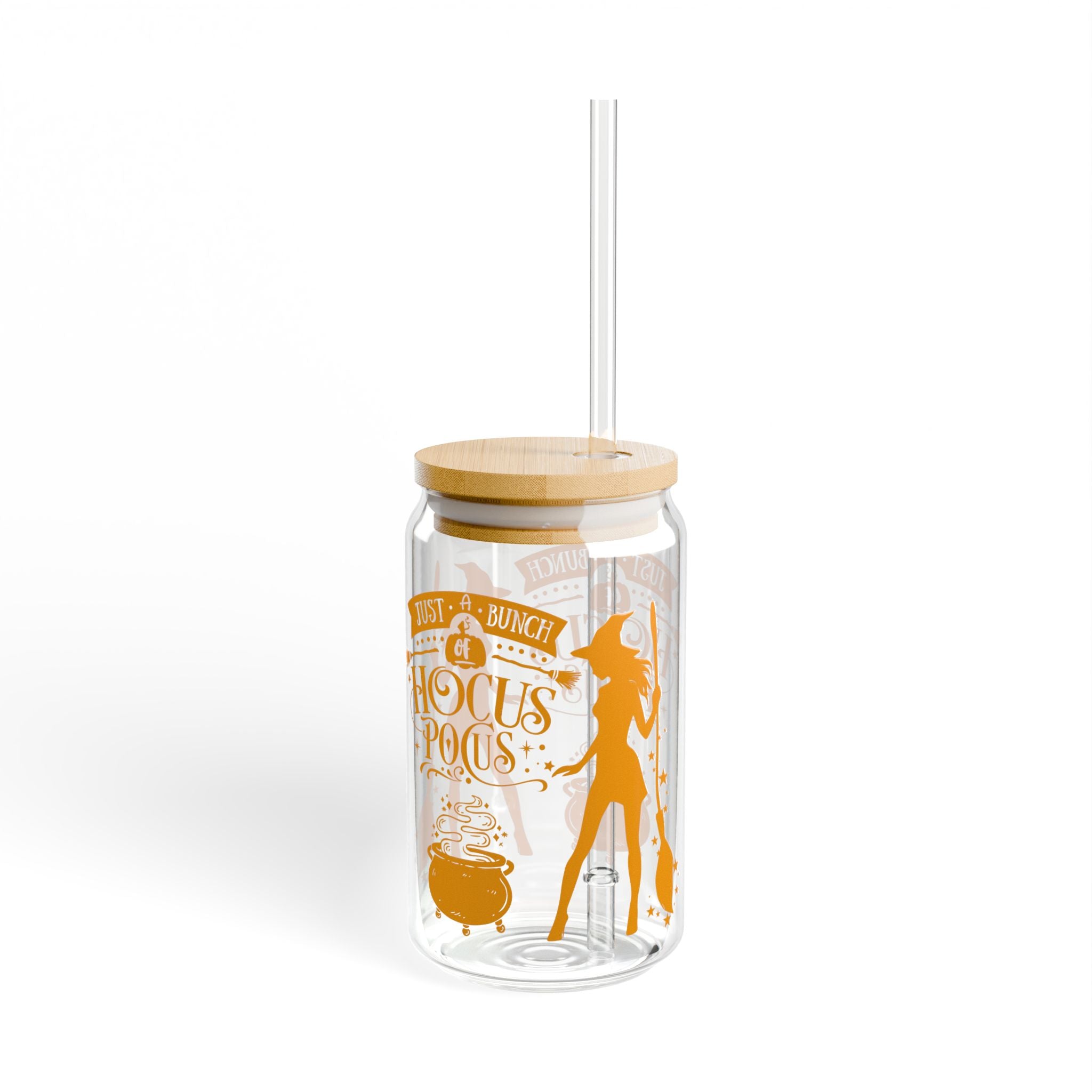 Just A Bunch Of Hocus Pocus Witchy Sipper Glass