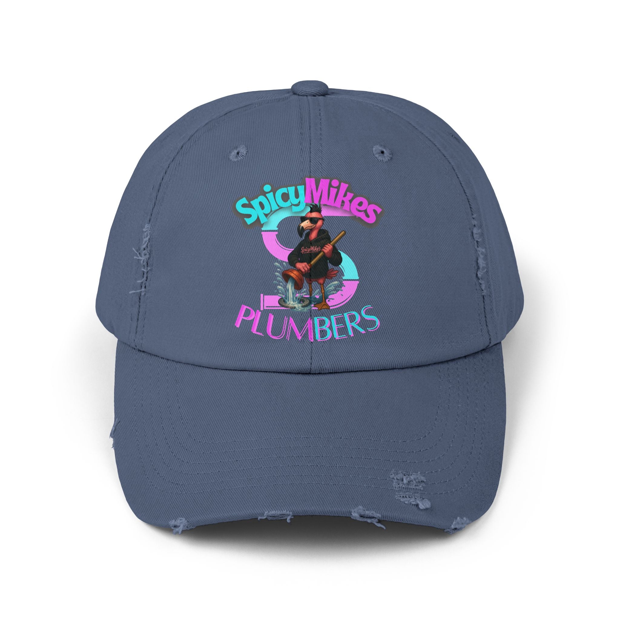 SpicyMike's Plumbers Unisex Distressed Cap