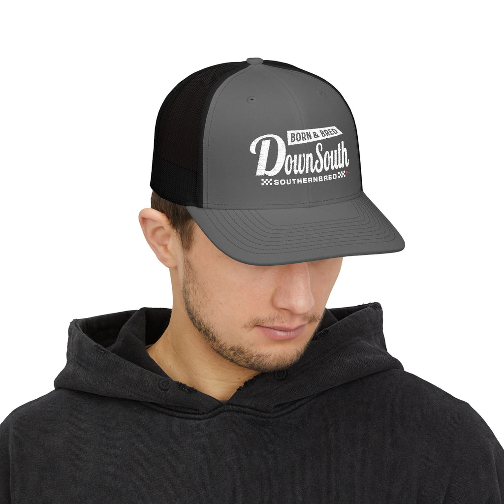 Born & Bred Down South SouthernBred Embroidered Trucker Cap