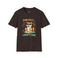 Fun Fact I Don't Care Funny Sunglasses Dog Graphic Tee