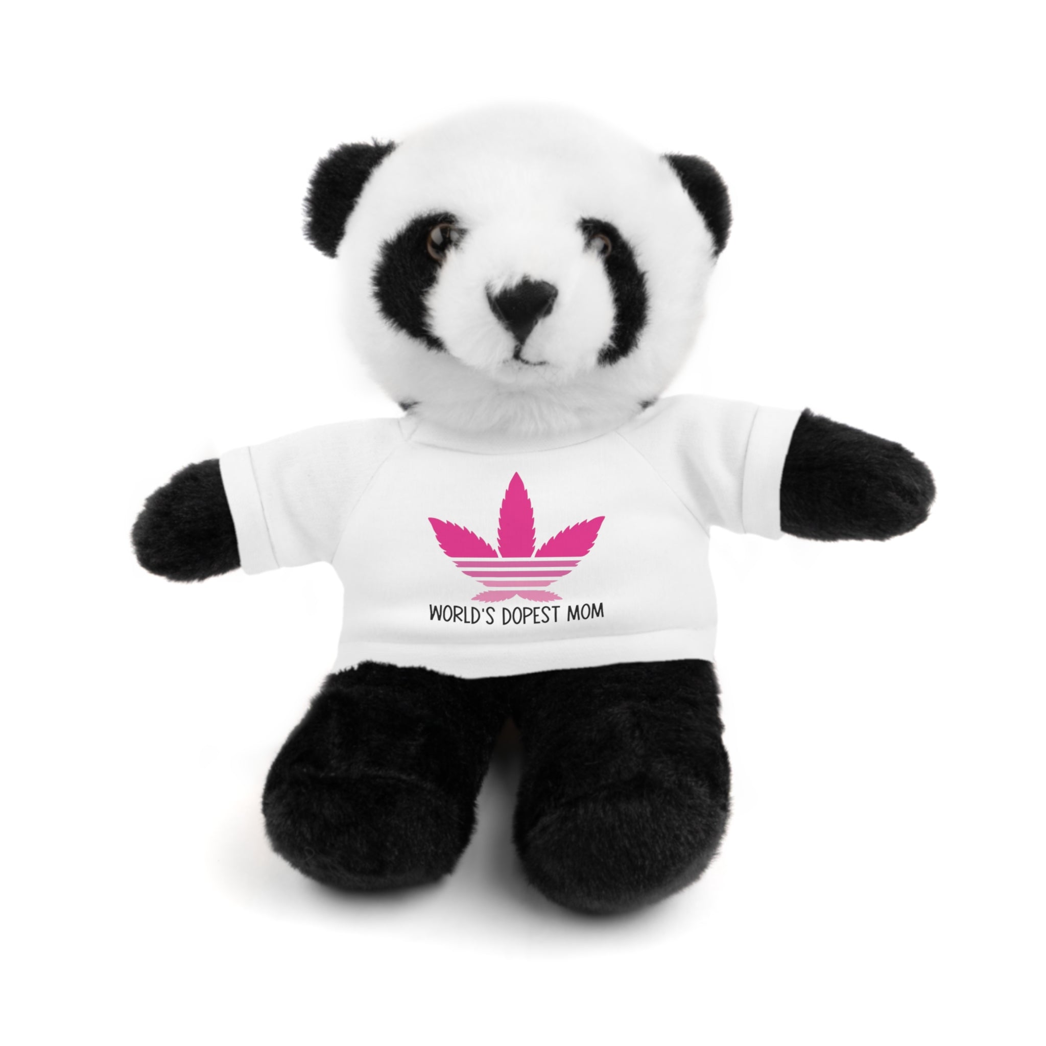 Teddy Bear – "World's Dopest Mom" Adult Plush with Tee for 420 moms