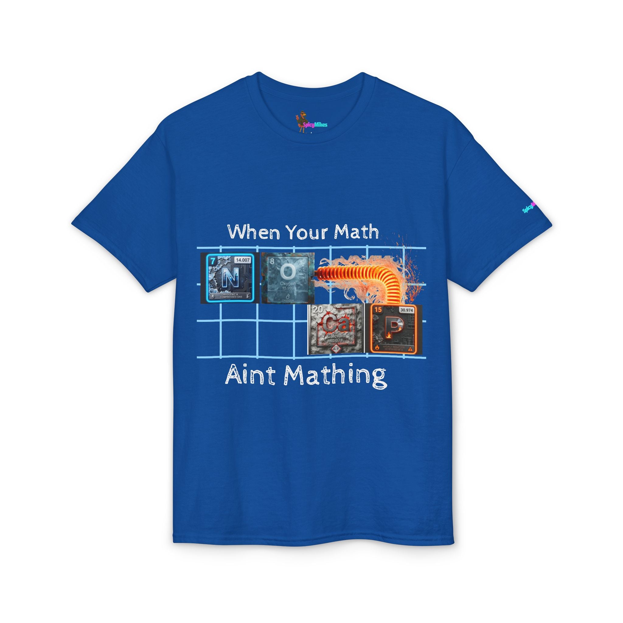 Periodic table "No Cap" When Your Math Ain't Mathing T-Shirt — Funny Math Meme Tee