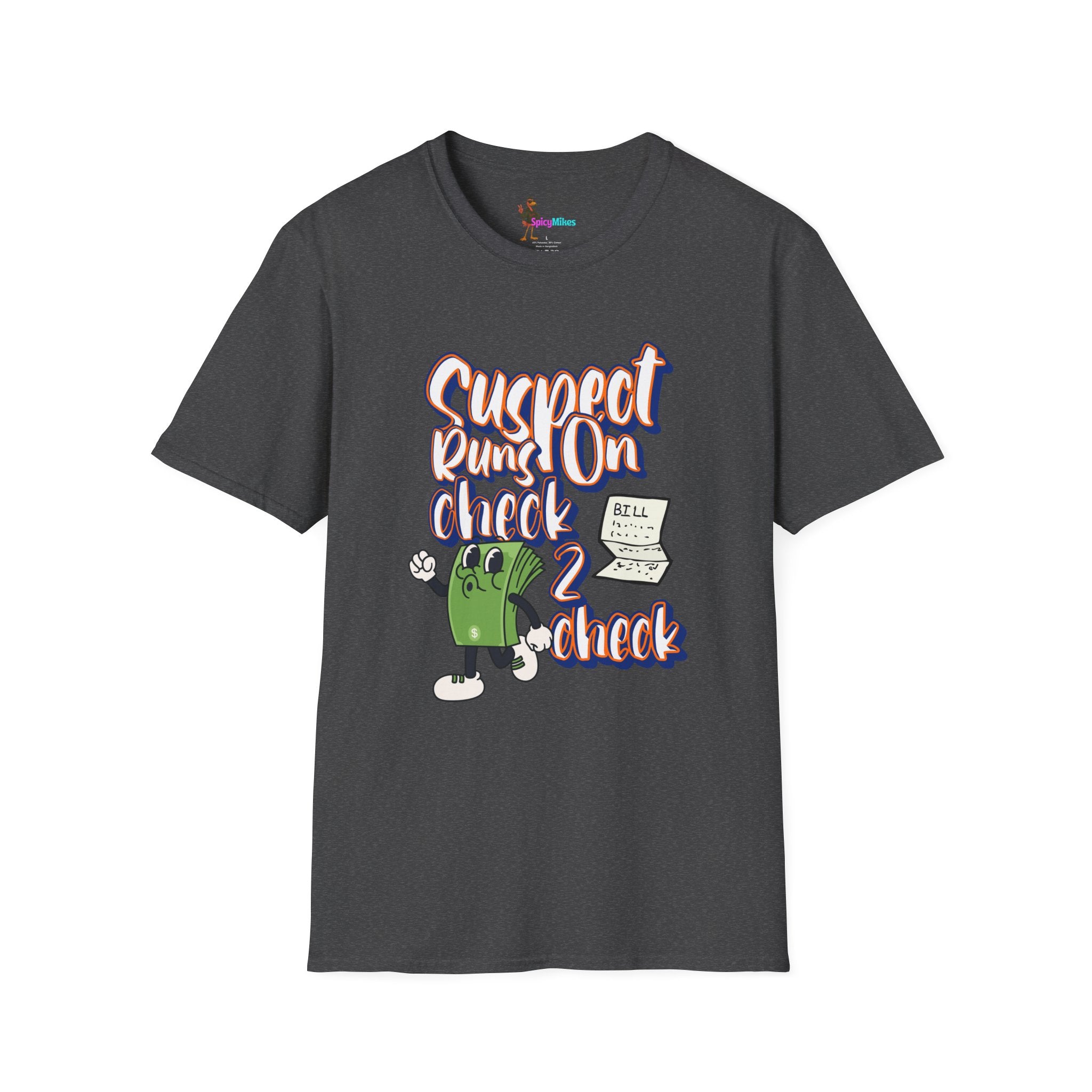 Suspect Runs On...Check 2 Check Graphic Tee