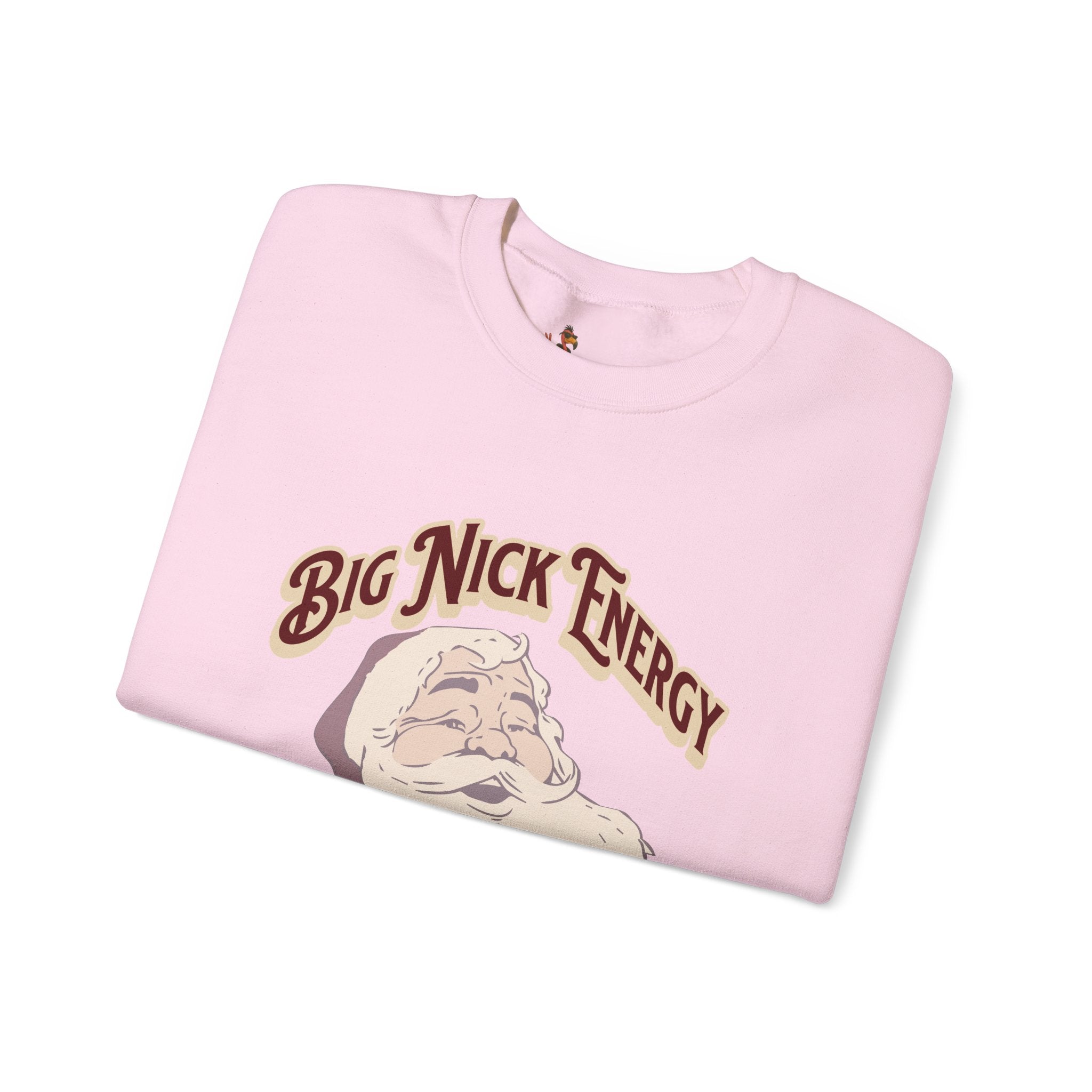 “Big Nick Energy: I Got Fat Sacks” Retro Santa Holiday Sweater