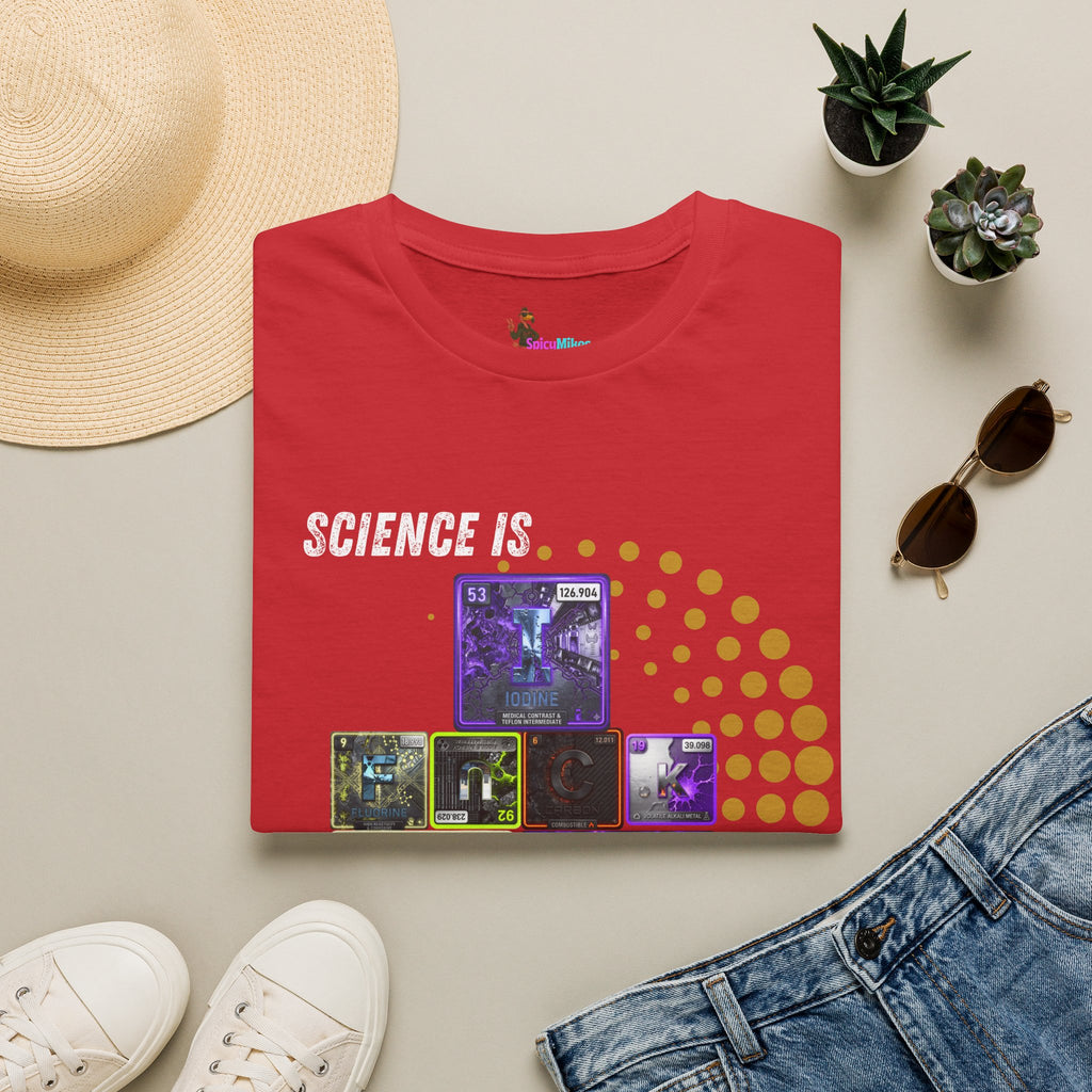 Science Is Fun T-Shirt — Playful Periodic Table Graphic Tee for STEM Lovers