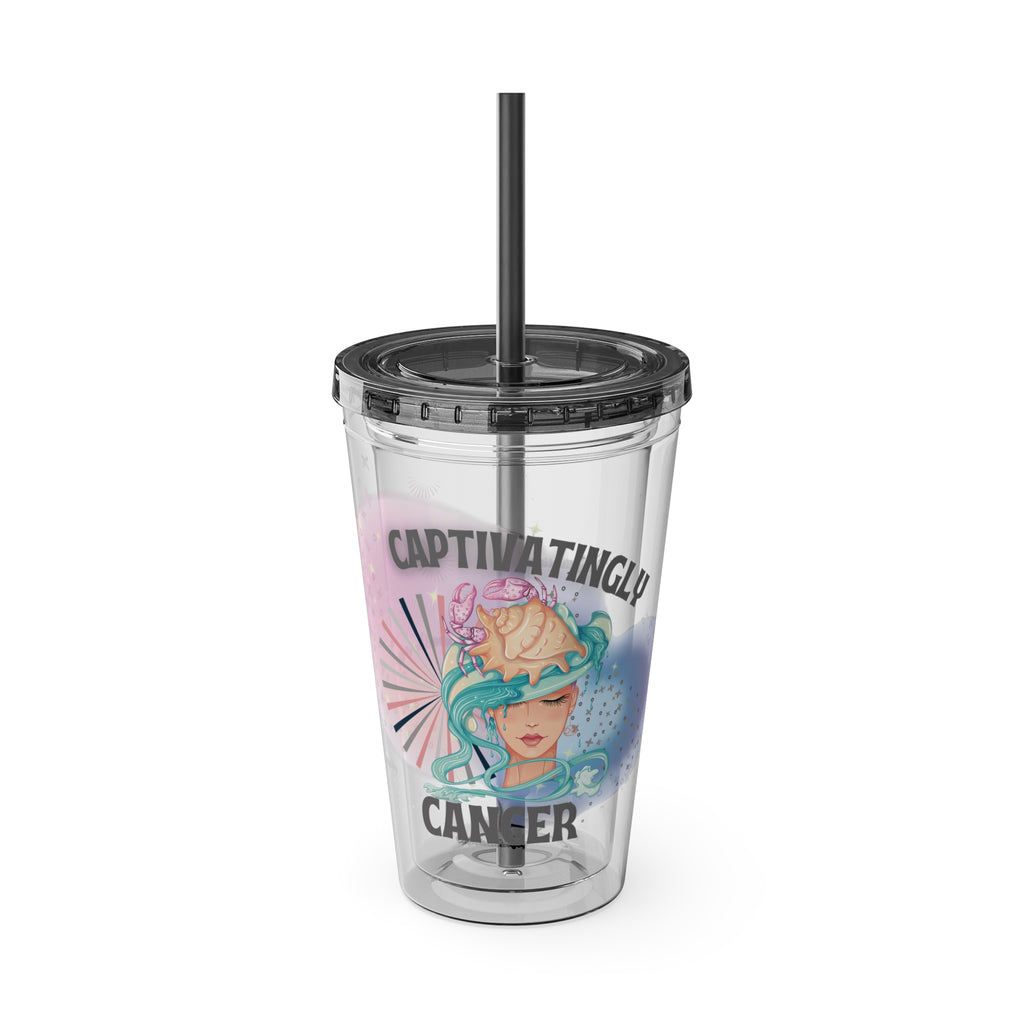 Captivating Cancer Sunsplash Tumbler 16oz
