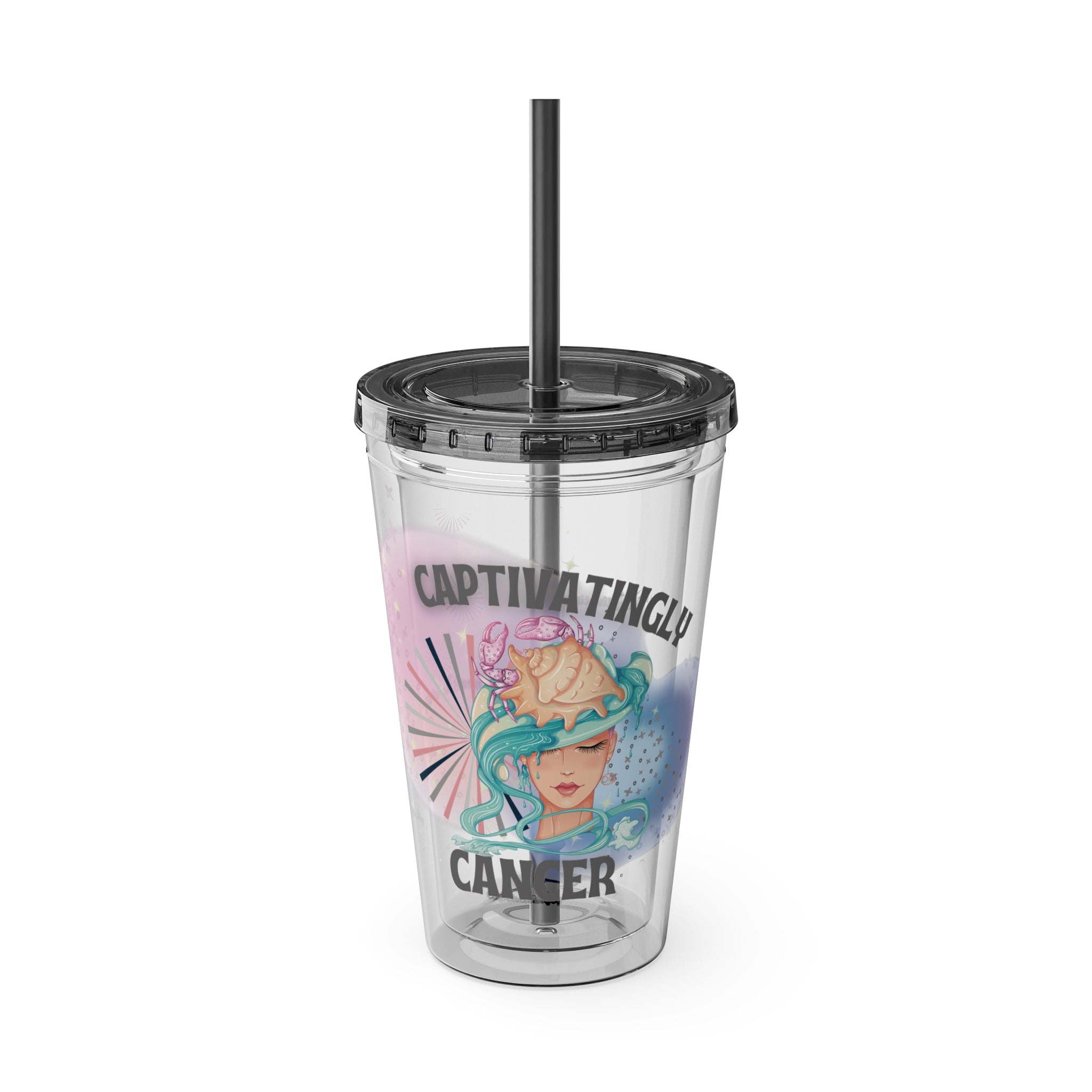 Captivating Cancer Sunsplash Tumbler 16oz