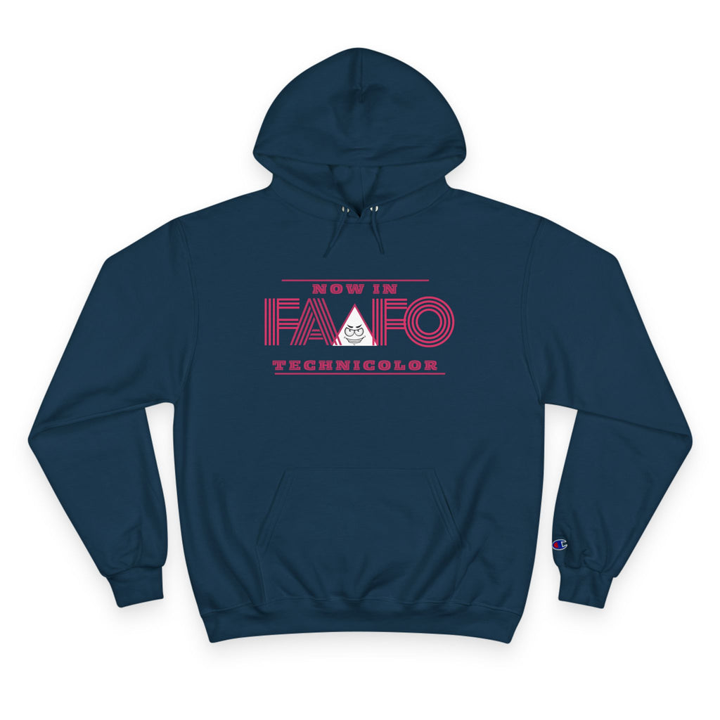 Now in Technicolor FAAFO Bold Champion Hoodie