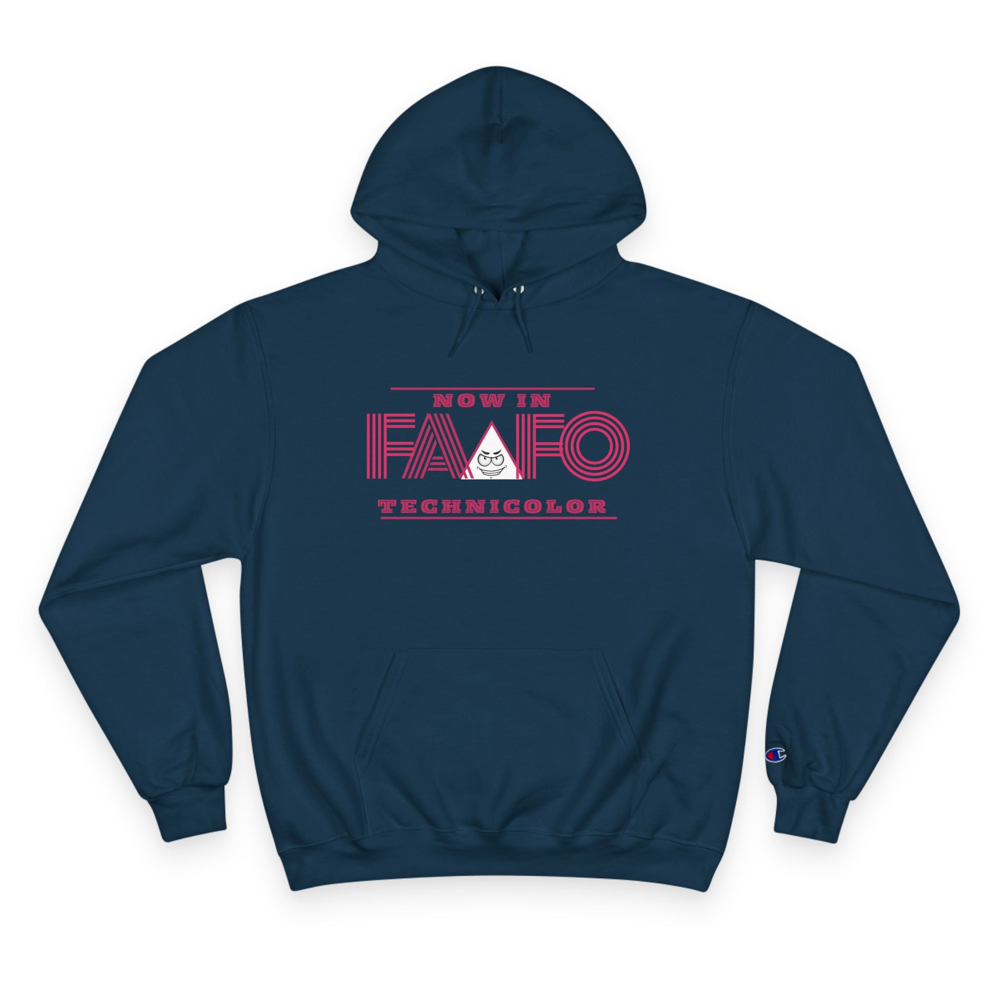 Now in Technicolor FAAFO Bold Champion Hoodie