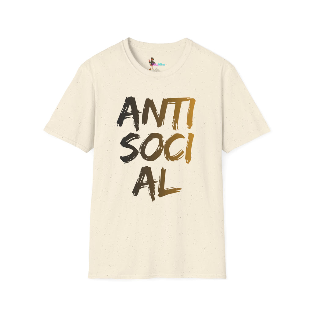 Antisocial Brushstroke Graphic Tee