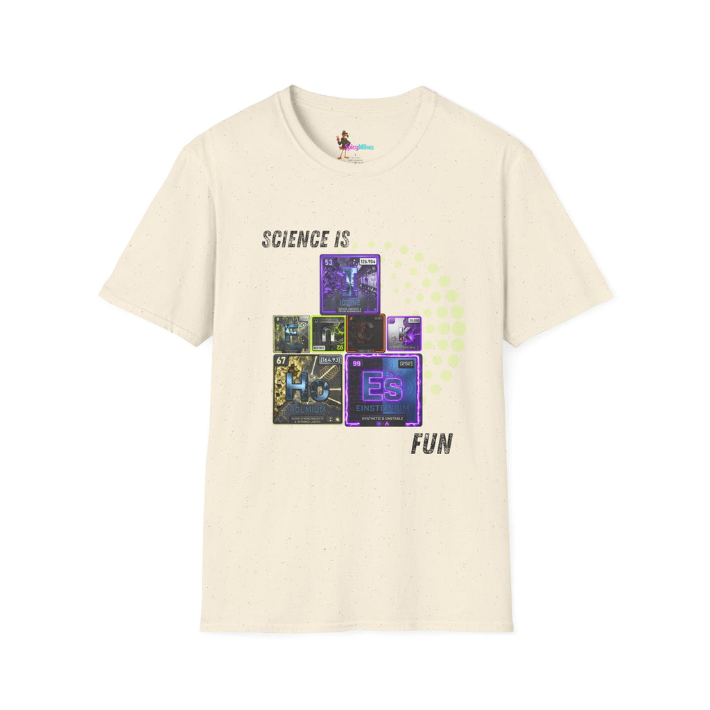 Science Is Fun T-Shirt — Playful Periodic Table Graphic Tee for STEM Lovers