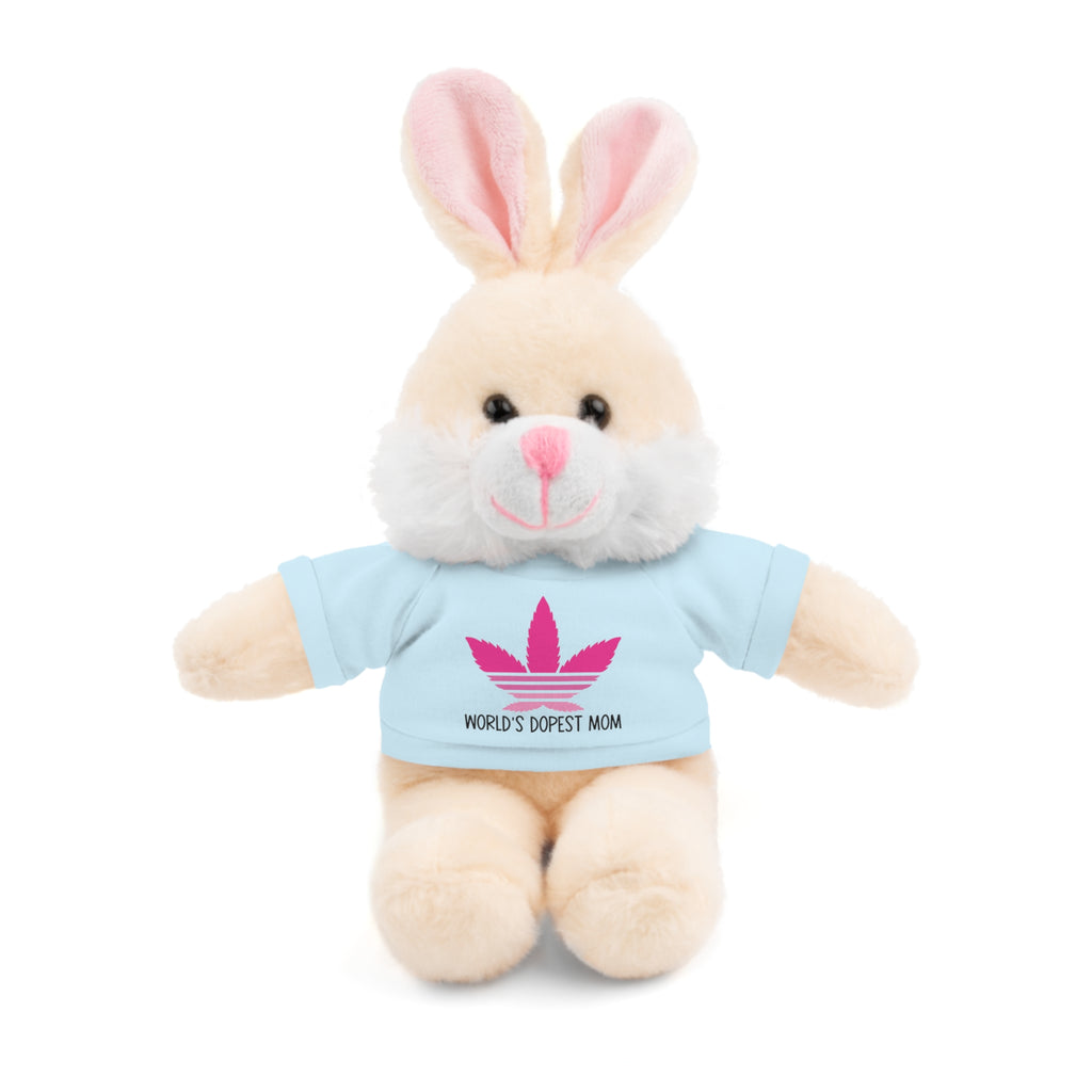 Teddy Bear – "World's Dopest Mom" Adult Plush with Tee for 420 moms