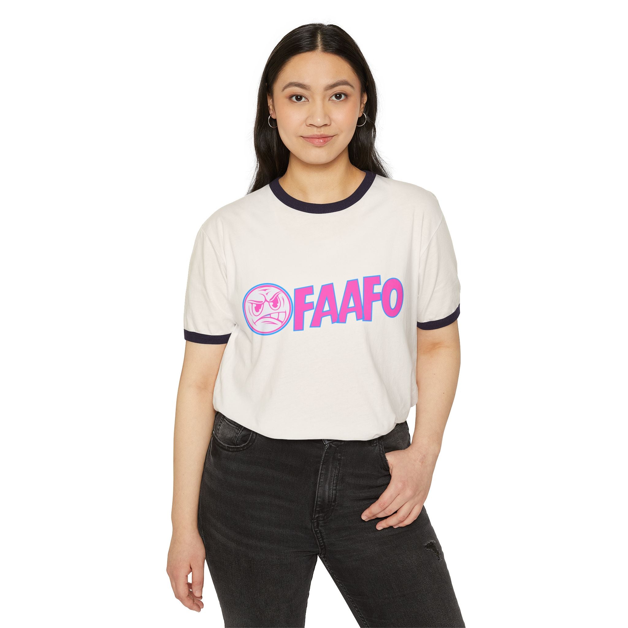 FAAF0 I wish you would Ringer T‑Shirt