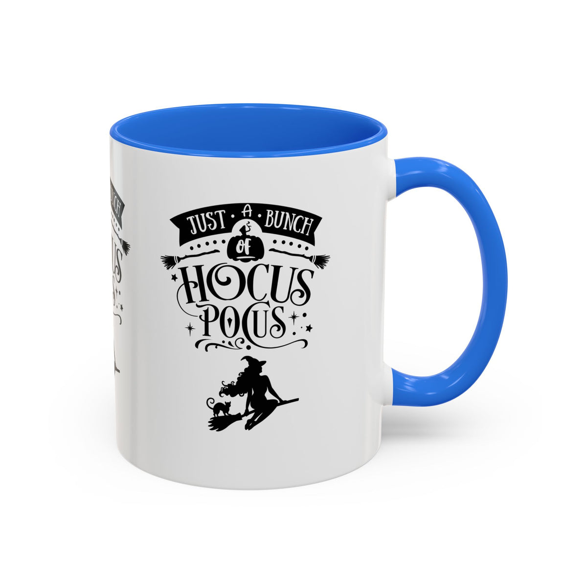 Halloween Just A Bunch Of Hocus Pocus Colored Rimmed Mug