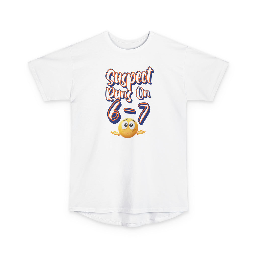 Suspect Runs On...6-7 Meme Style Graphic Tee